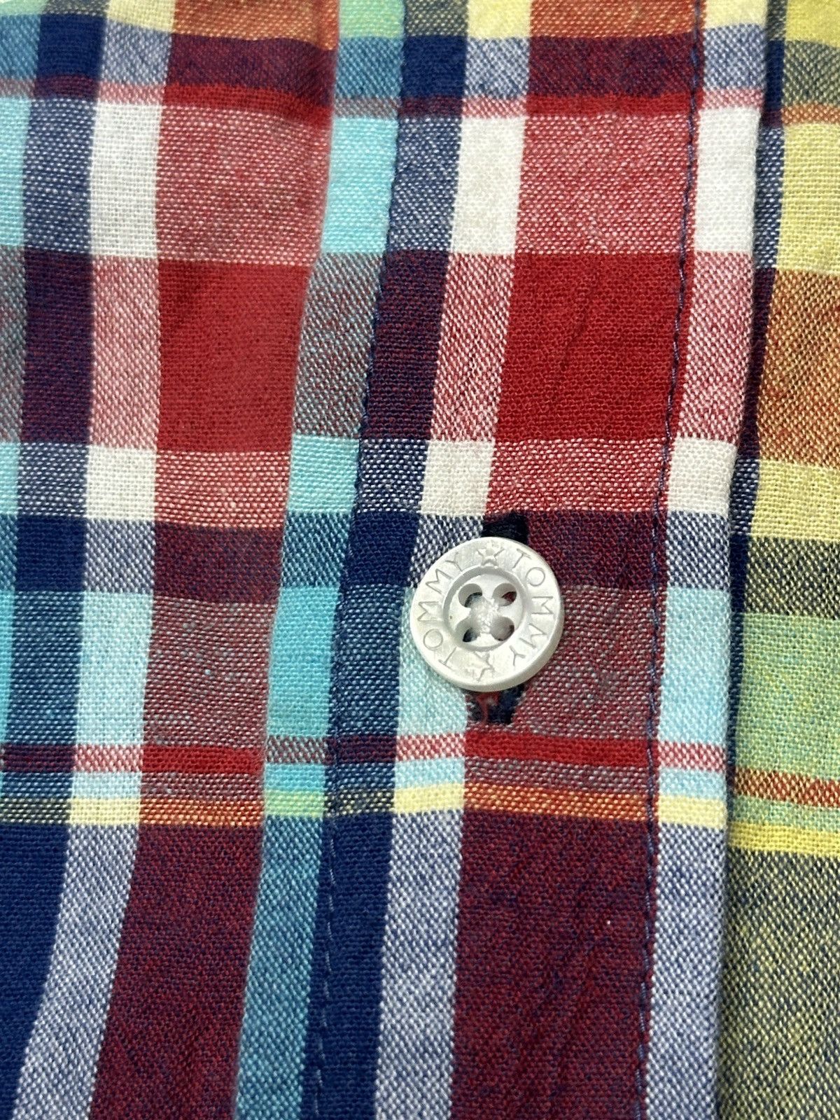 Tommy Hilfiger × Vintage Vintage Tommy multicolour shirt Size US S / EU 44-46 / 1 - 8 Thumbnail