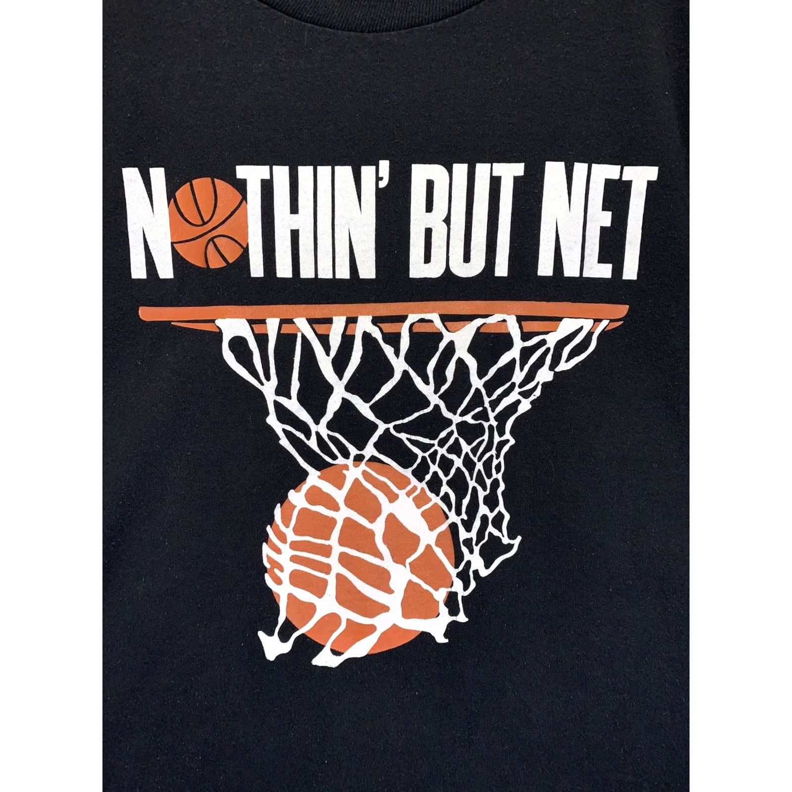 Jerzees VINTAGE Jerzees Mens Nothin’But Net Single Stitch T Shirt XL USA Made-9030 Shirt Mens XL Black Cotton Blend 80s 90s USA Net Boys/Girls Womens Mens Size US XL / EU 56 / 4 - 6 Thumbnail