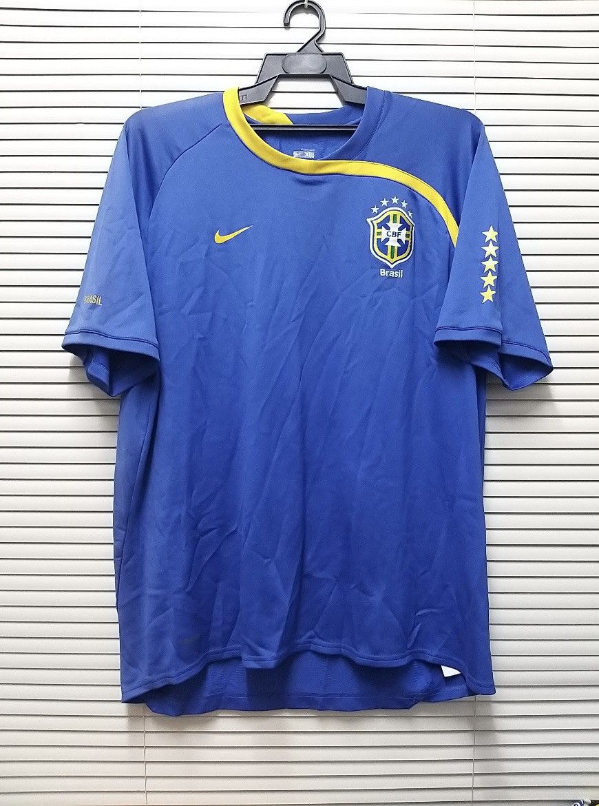 Nike FADED🔥NIKE BRAZIL AWAY JERSEY. Size US XL / EU 56 / 4 - 1 Thumbnail