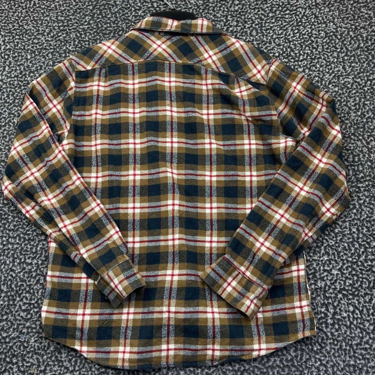 RVCA RVCA Button Up Shirt Men Brown Flannel Plaid Cotton M Size US M / EU 48-50 / 2 - 2 Thumbnail