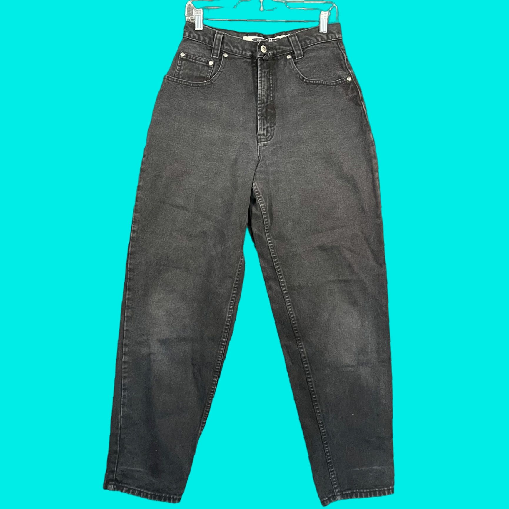 Anchor Blue VINTAGE 90s ANCHOR BLUE Baggy Jeans Women’s Sz 11 Dark Denim 28x30 Relaxed 5-Pocket Size 32" / US 10 / IT 46 - 1 Thumbnail