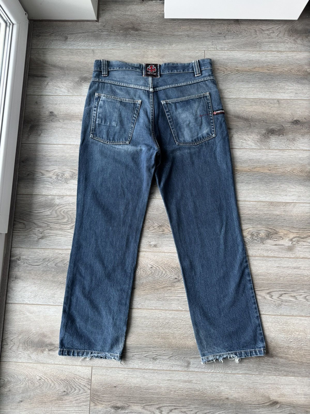 Independent Truck Co. Vintage Independent Truck Company Rap Distressed Jeans Size US 34 / EU 50 - 13 Thumbnail