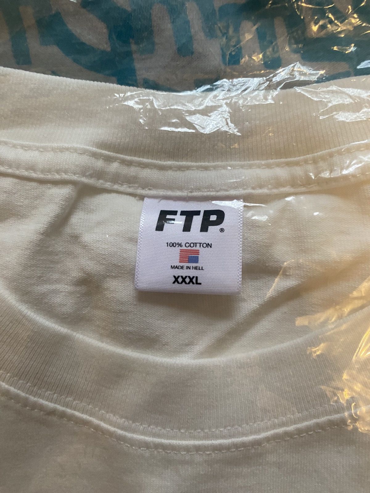 Fuck The Population FTP + SLAWN BORIS TEE - WHITE - 3XL XXXL Size US XXL / EU 58 / 5 - 3 Thumbnail