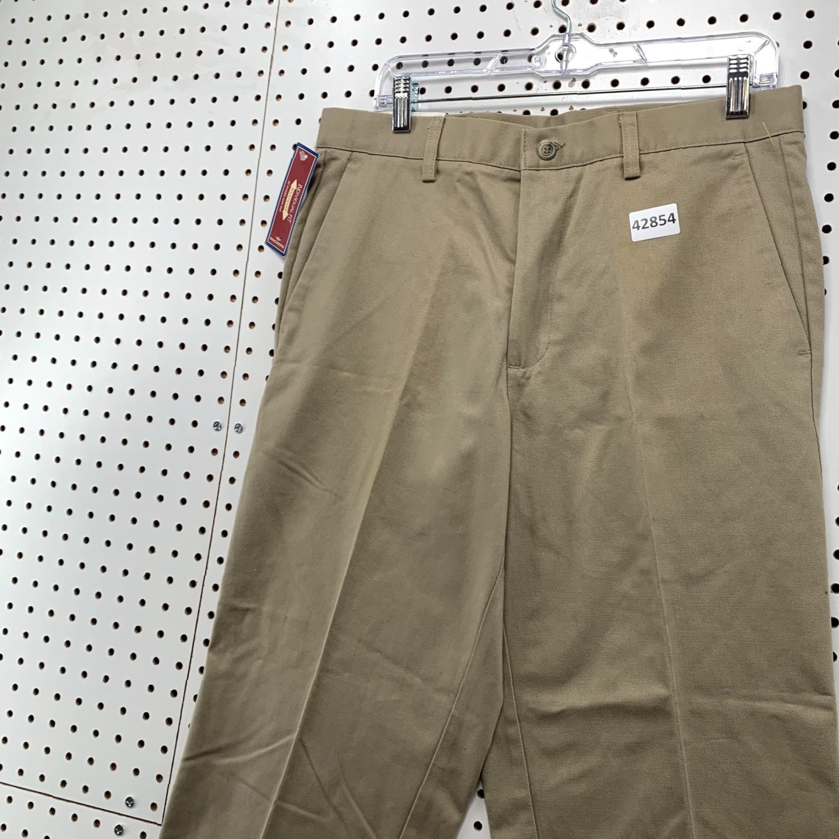 Dockers VINTAGE? No — Dockers Khaki Chino Pants, 33x30, Brown, Straight Leg, Men, - Dockers Brand, Khaki Chino, NWT, Flat Front, Cotton, Casual Wear Size US 33 - 3 Thumbnail