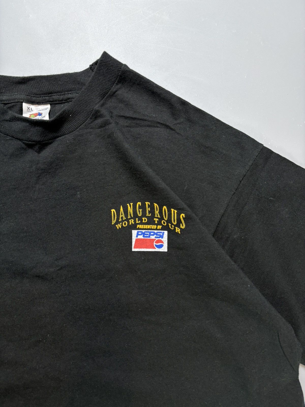 Michael Jackson × Pepsi × Vintage Michael Jackson – Dangerous World Tour x Pepsi tee 1992/3 Size US XL / EU 56 / 4 - 5 Thumbnail