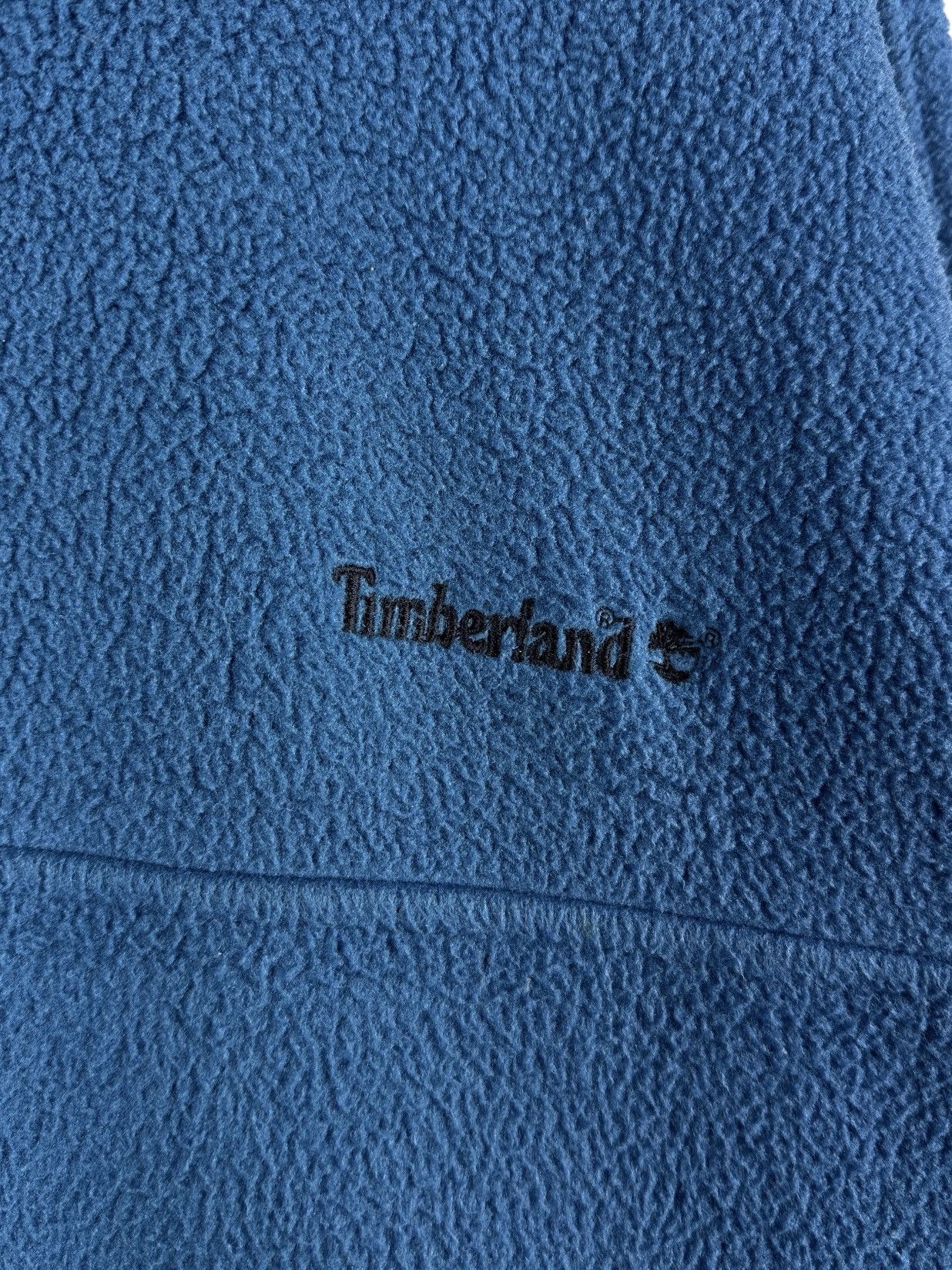 Timberland Vintage Timberland Baggy Fleece Pullover Zip Small Logo Size US M / EU 48-50 / 2 - 4 Thumbnail