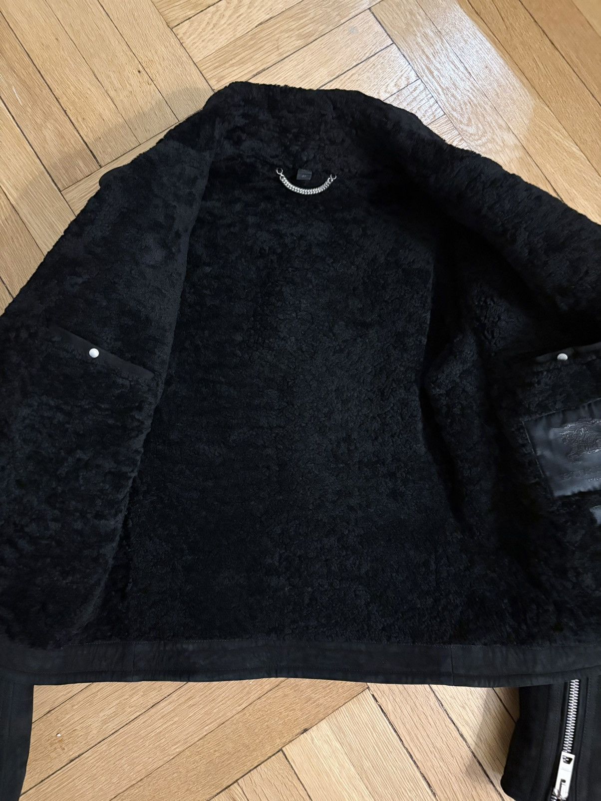 Burberry Prorsum Burberry Prorsum Shearling Biker Size US M / EU 48-50 / 2 - 6 Thumbnail