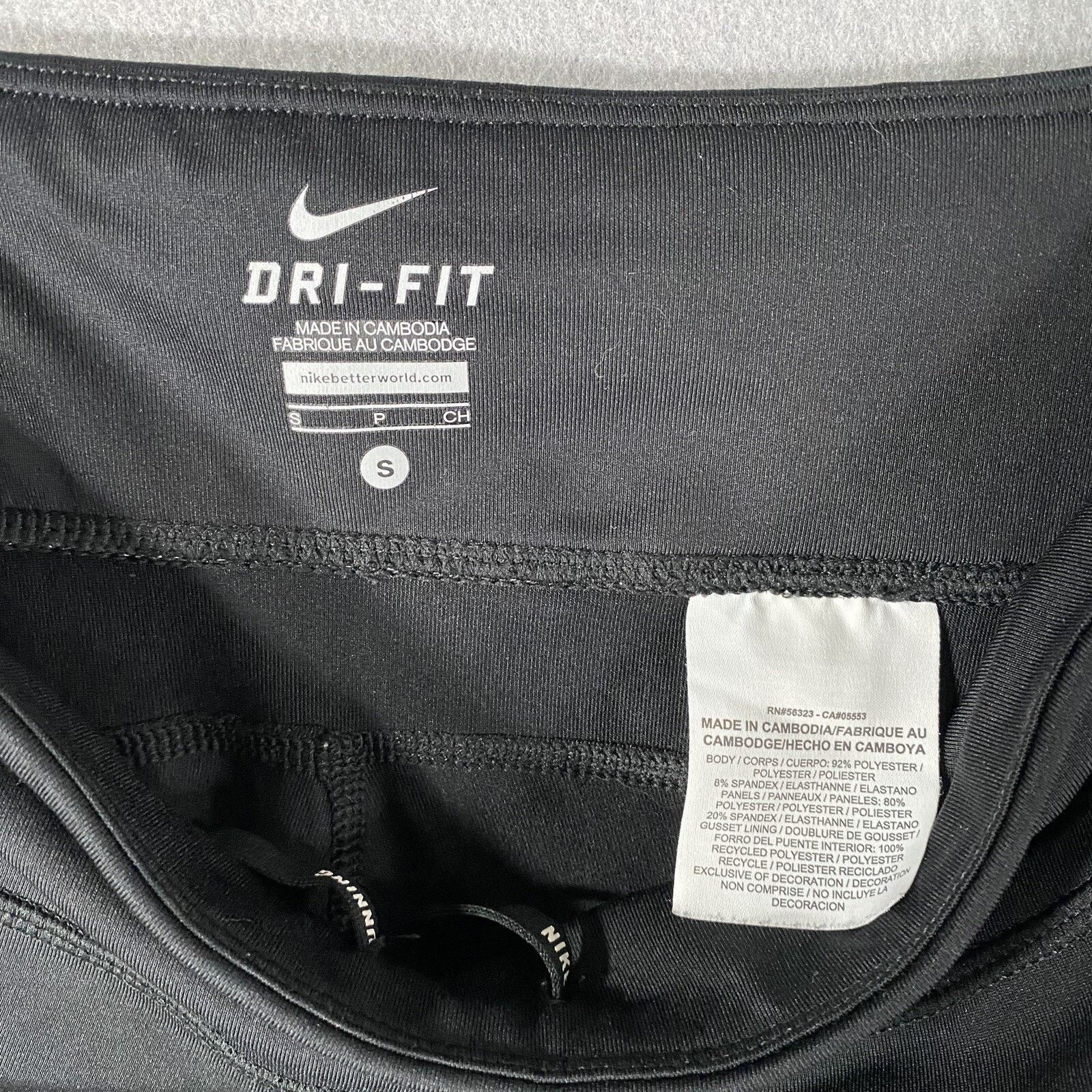 Nike Nike Running Athletic Gym Crop Leggings Pants Womans Small Size 26" / US 2 / IT 38 - 4 Thumbnail