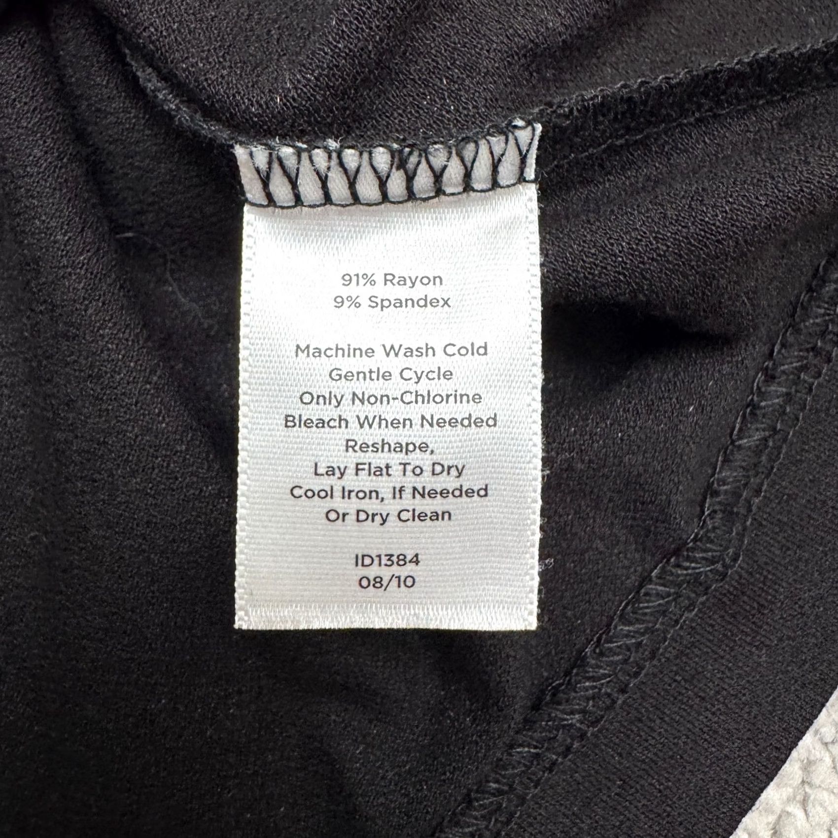 Talbots Talbots Dress 3/4 Sleeve Boat Neck Ruched Jersey Midi Womens Large Black NWT Size L / US 10 / IT 46 - 7 Thumbnail