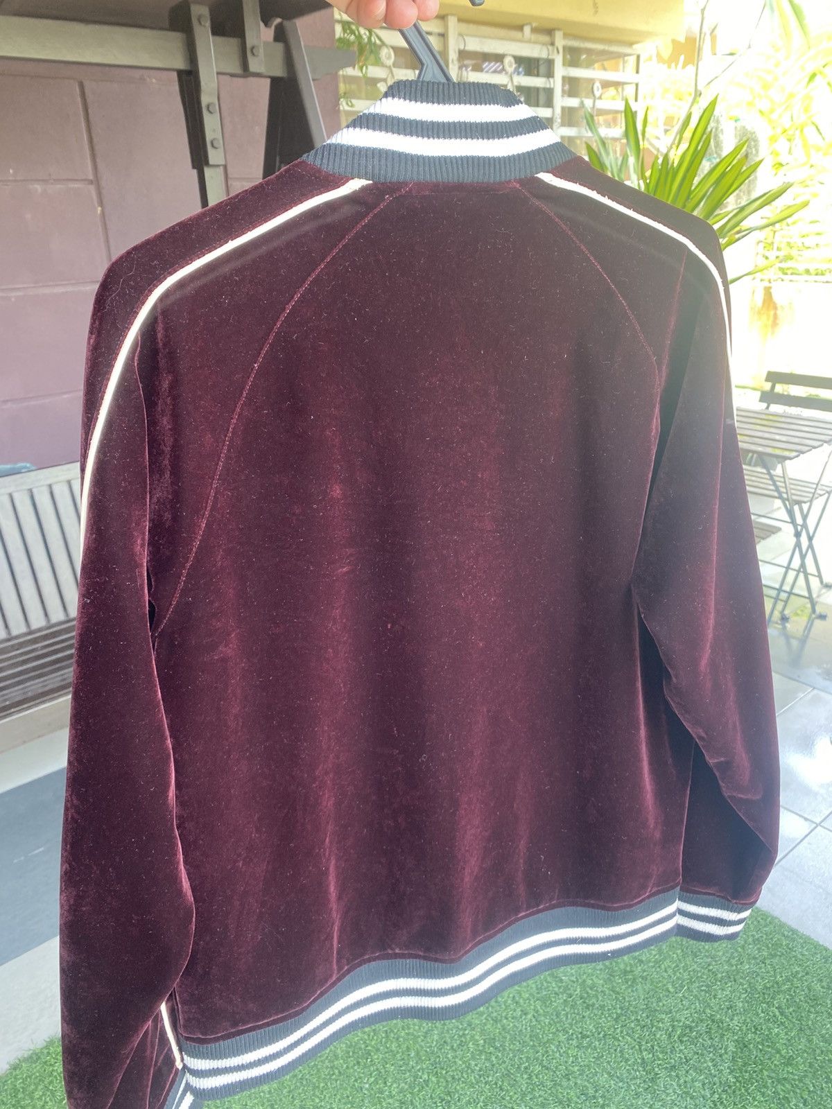 Japanese Brand Velvet Burgundy Jacket Size US M / EU 48-50 / 2 - 2 Thumbnail