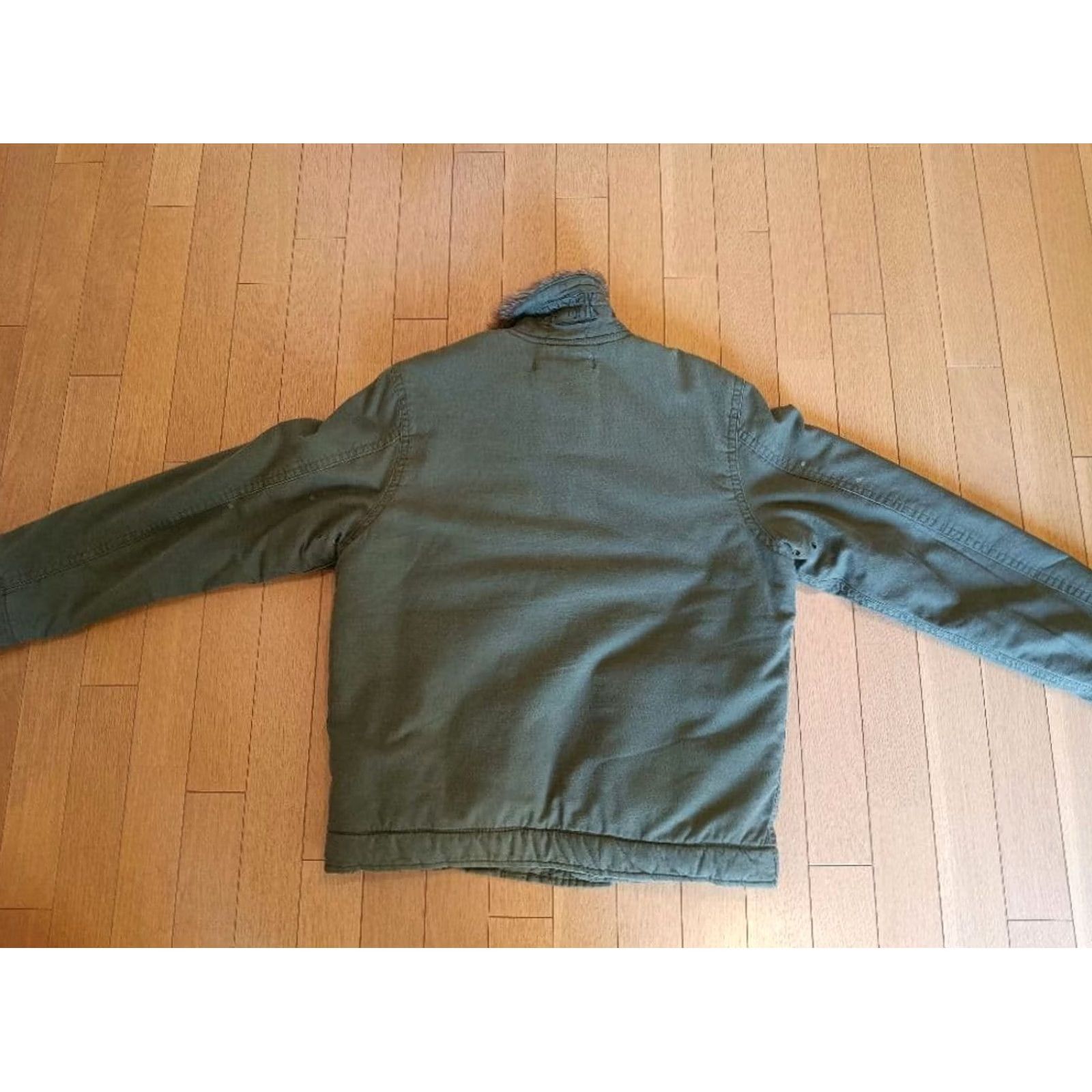 Vintage VINTAGE EZRA FITCH Jacket Mens S Olive Green Military 67cm 58cm 46cm 68cm Size US S / EU 44-46 / 1 - 3 Thumbnail