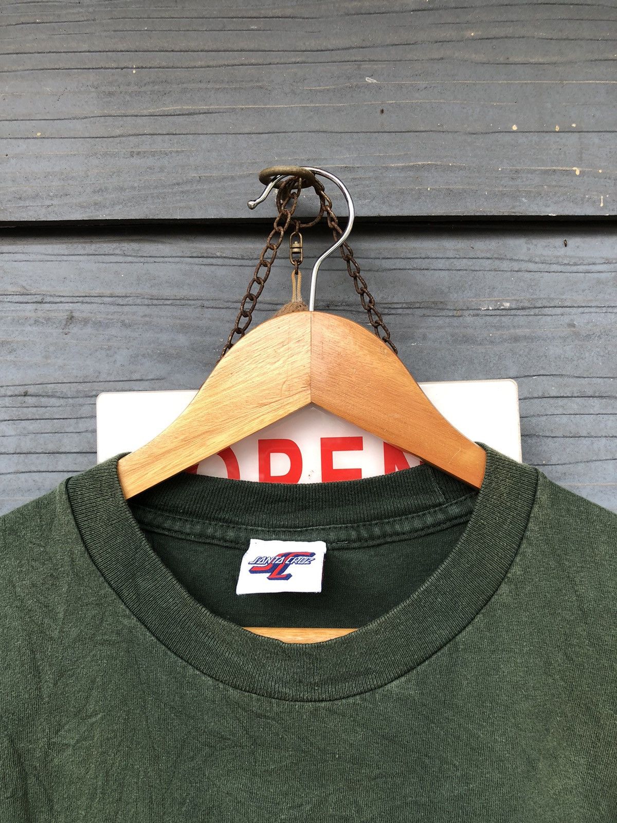 Santa Cruz Skateboards × Vintage 🔥Vintage 90s🔥Santa Cruz Skateboarding Tshirt Size US L / EU 52-54 / 3 - 8 Thumbnail