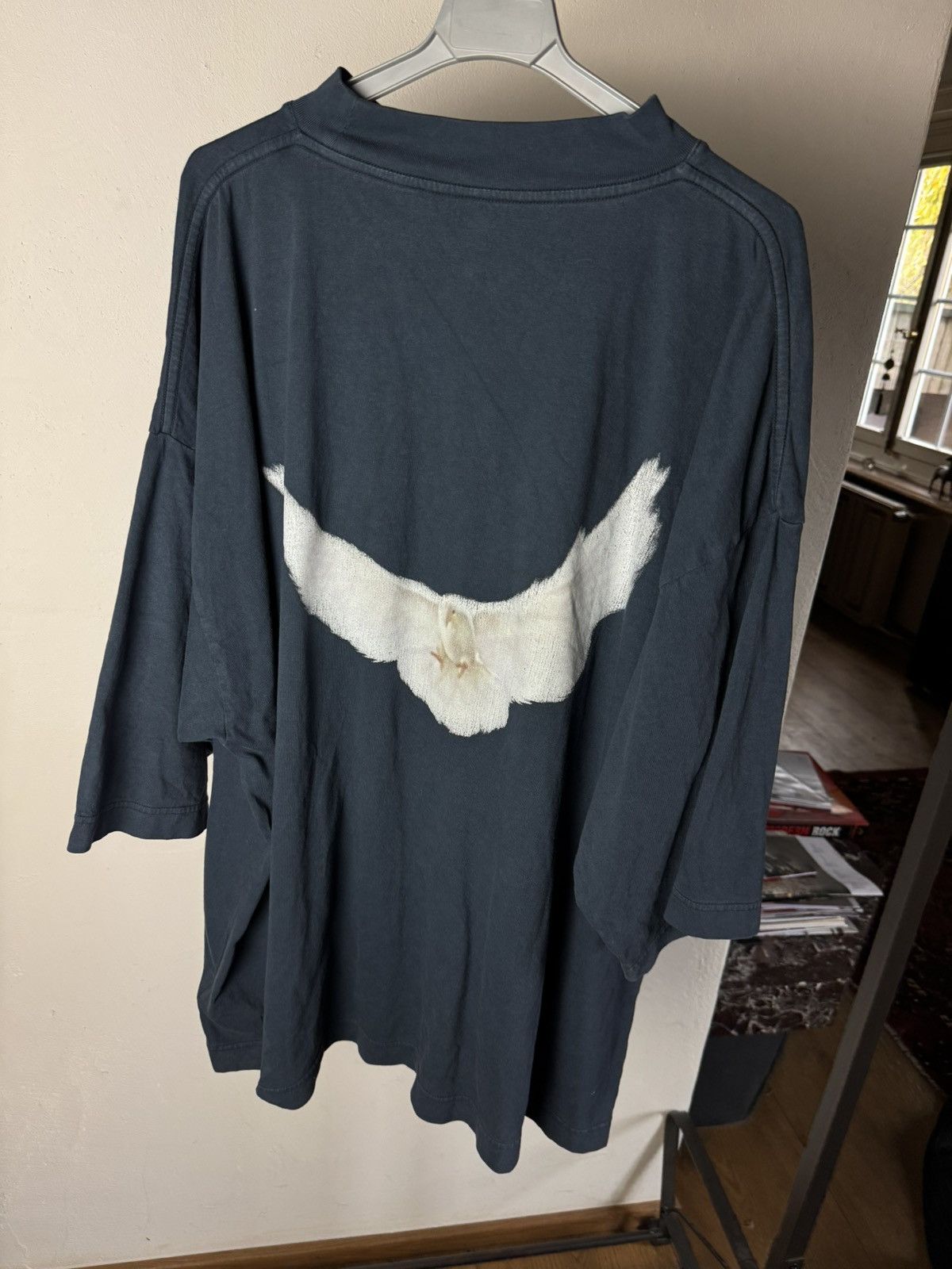 Gap × Yeezy Yzy x Gap blue dove T-shirt Size US S / EU 44-46 / 1 - 1 Thumbnail