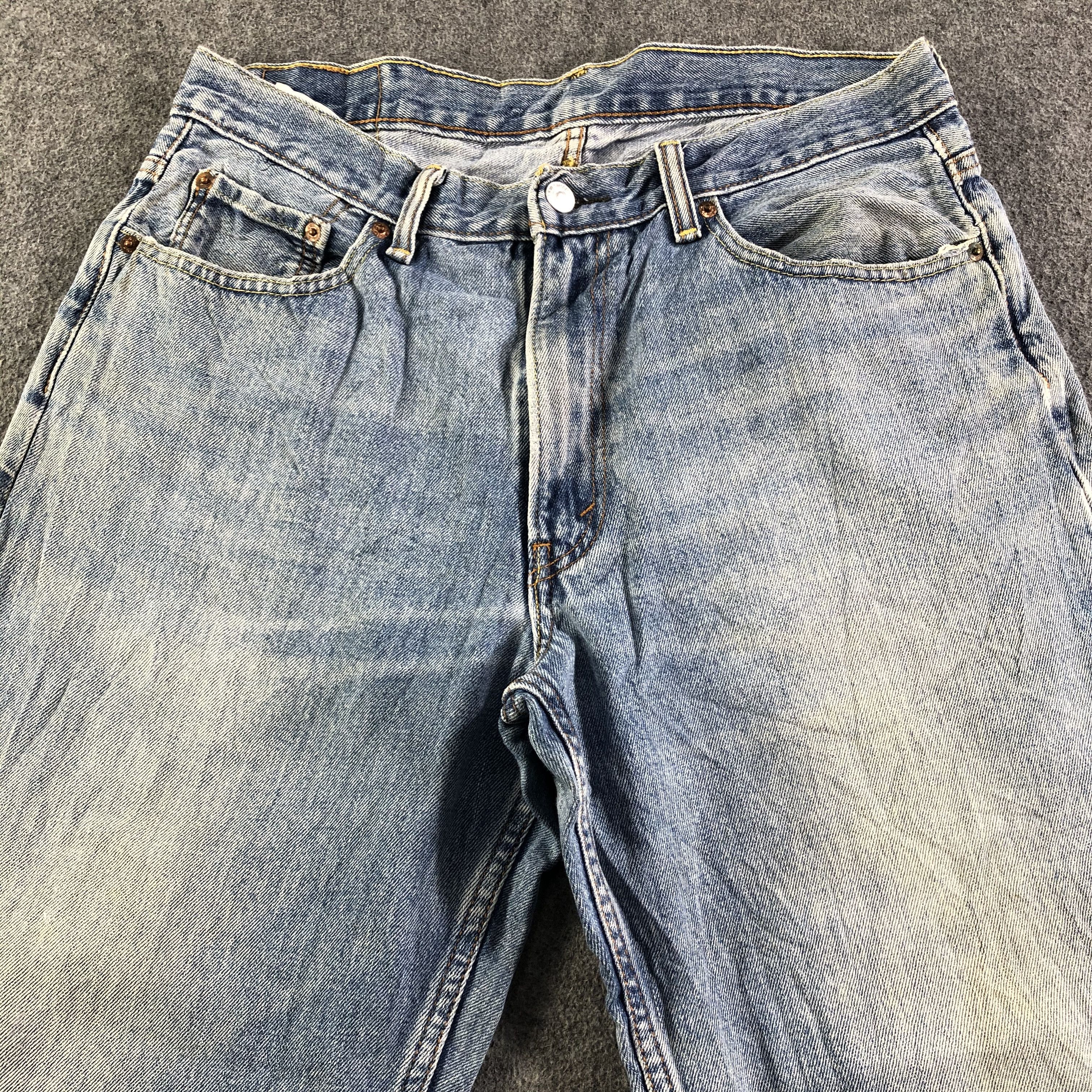Levi's Vintage Blue Wash Levis 550 Jeans-J3095 Size US 34 / EU 50 - 3 Thumbnail