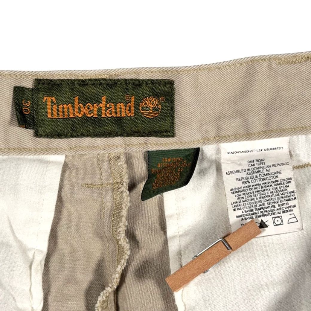 Timberland VINTAGE Timberland Cargo Shorts Mens 30 Brown Khaki 90s Outdoor Utility Hiking Canvas Cotton Size US 30 / EU 46 - 4 Thumbnail