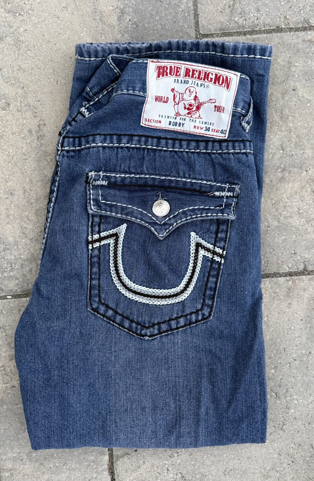 True Religion True Religion Bobby Jeans Size US 40 / EU 56 - 6 Thumbnail