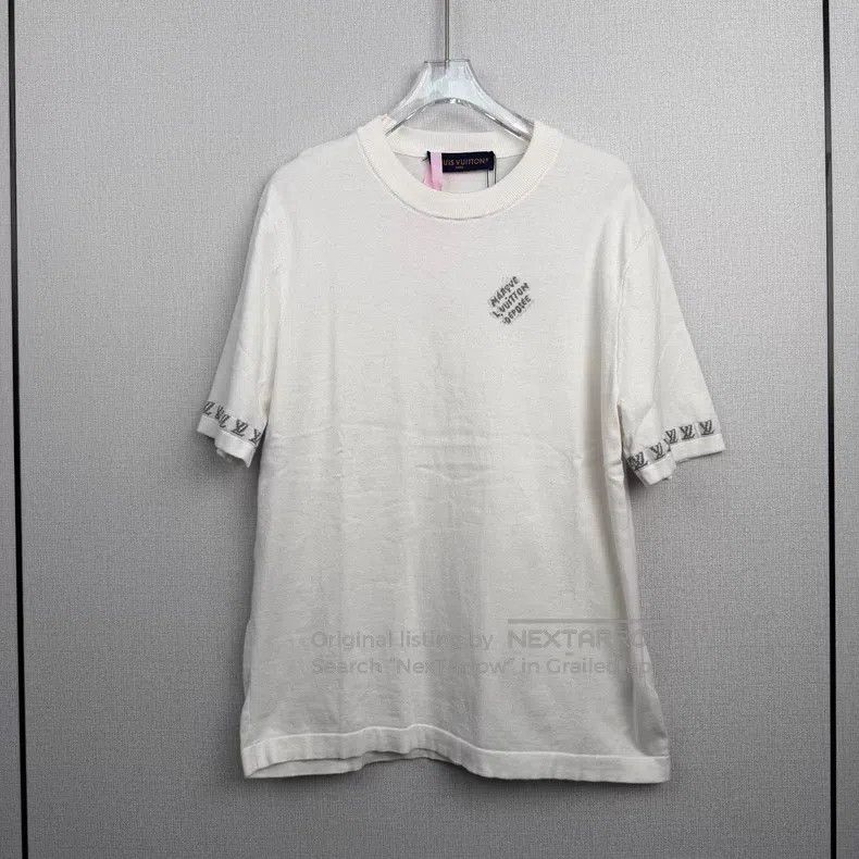 Louis Vuitton Louis Vuitton Knitted logo short sleeves Size US S / EU 44-46 / 1 - 1 Thumbnail