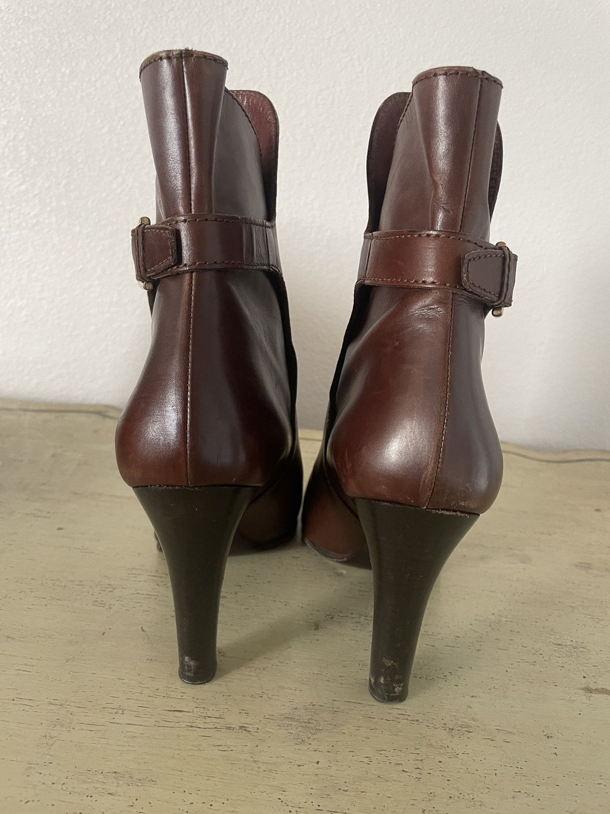 Ralph Lauren Purple Label Ankle Wrap Bootie Size US 9 / IT 39 - 4 Thumbnail