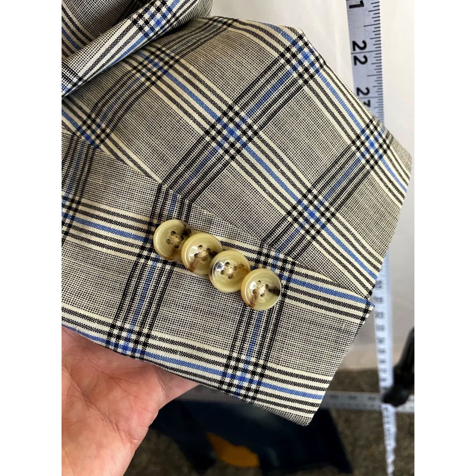 Vintage Indochino Wool Plaid Custom JACKET COAT 36r XS Extra Small Jacket Men 36r XS Sharp Vintage? Size US XXS / EU 40 - 5 Thumbnail