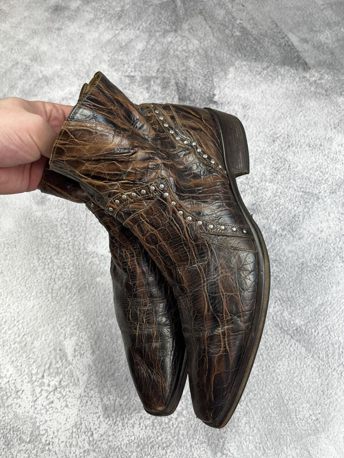 Vintage Leather boots avant garde style vintage size 41 Size US 8 / EU 41 - 7 Thumbnail