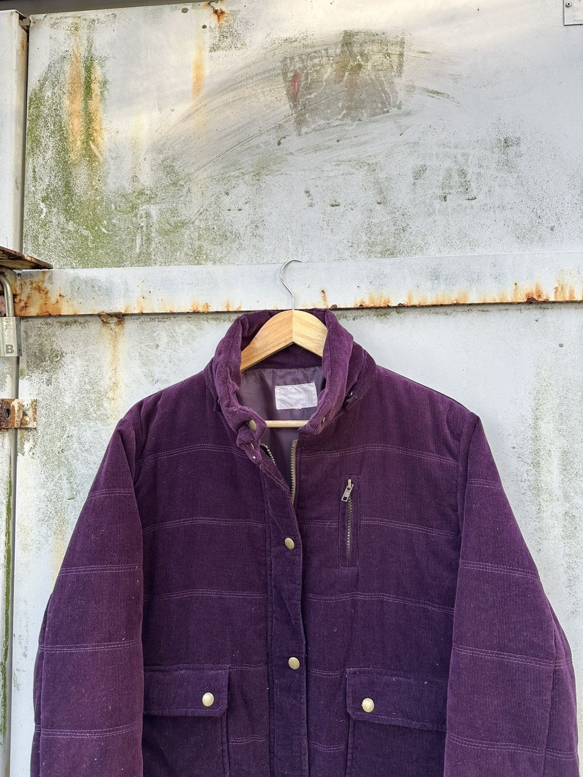 Vintage 👹Ohceanbell Corduroy Puffer Bomber Jacket Size US S / EU 44-46 / 1 - 4 Thumbnail
