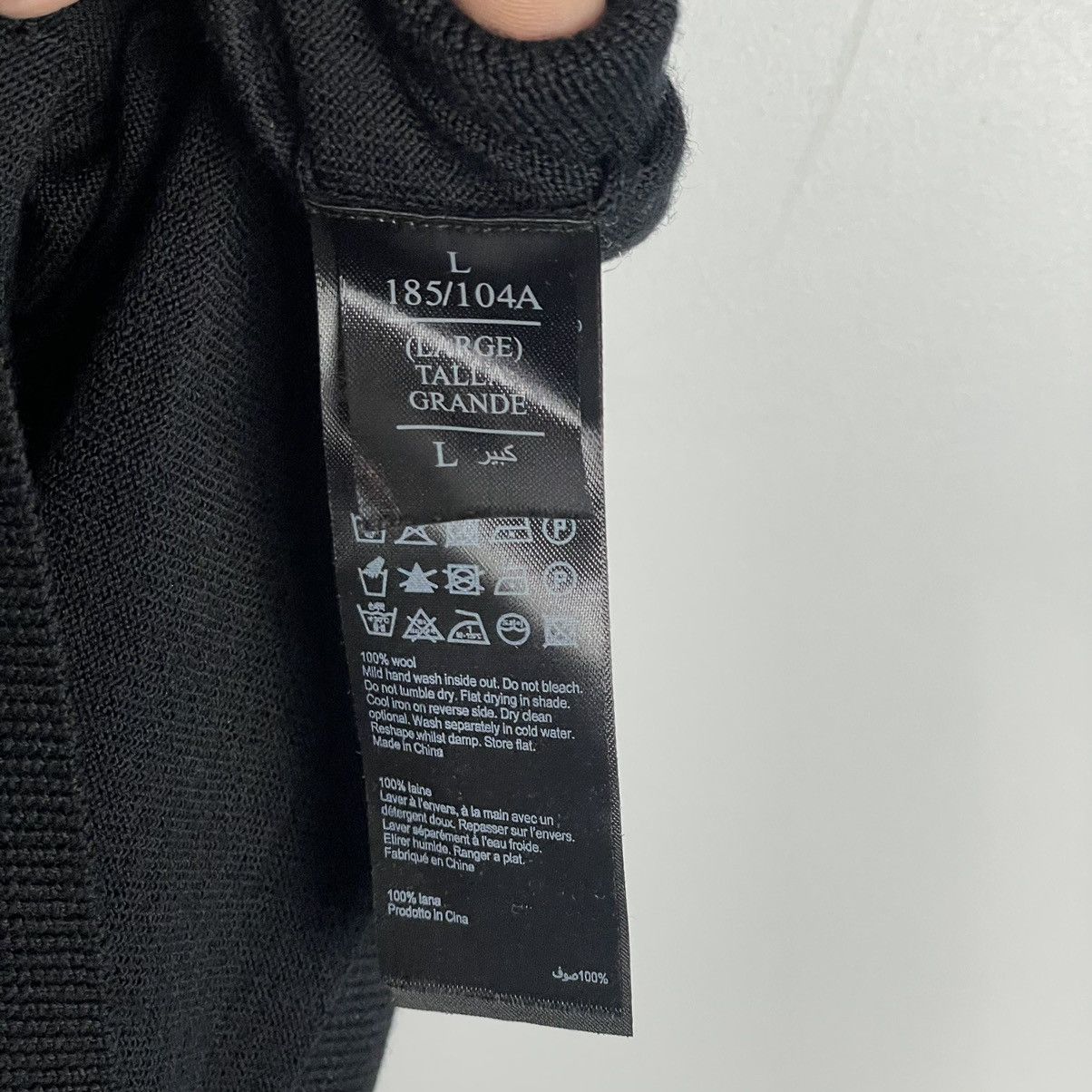 Allsaints × Designer × Japanese Brand Allsaint distressed sweatshirt 100% merino wool y2k sz L Size US L / EU 52-54 / 3 - 9 Thumbnail