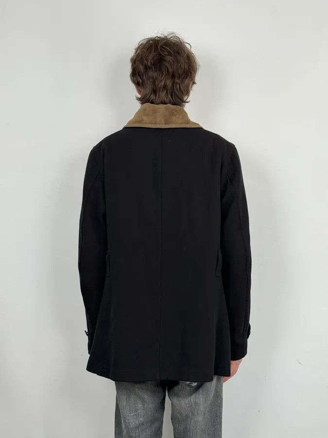 Giorgio Armani 2010s Giorgio Armani Black Wool Double Breasted Classy Coat Size US M / EU 48-50 / 2 - 3 Thumbnail