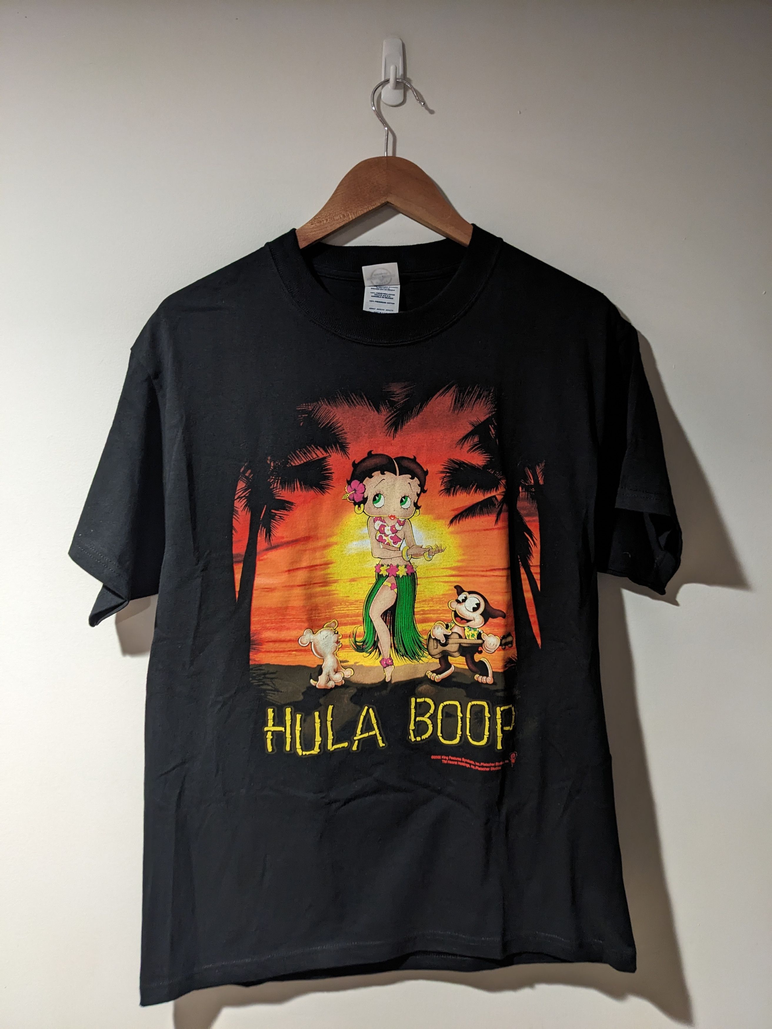 Cartoon Network Vintage 2002 Betty Boop Hawaii Hula Hoop Front Back T-Shirt Size US M / EU 48-50 / 2 - 1 Thumbnail