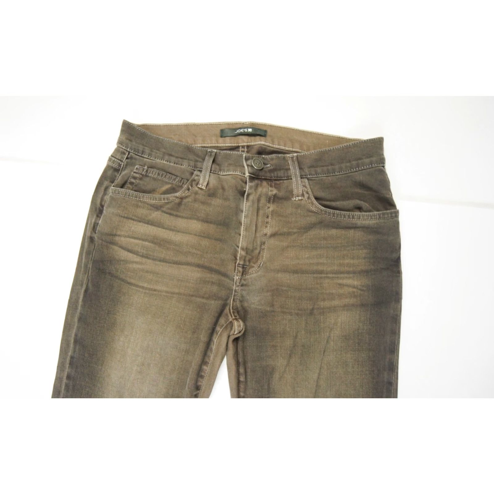 Vintage Joe's Jeans Jeans Mens 32 Brown Denim Straight Waist 32 Inseam 33 Pockets Stretch Regular Bottoms Mens Size US 32 / EU 48 - 2 Thumbnail