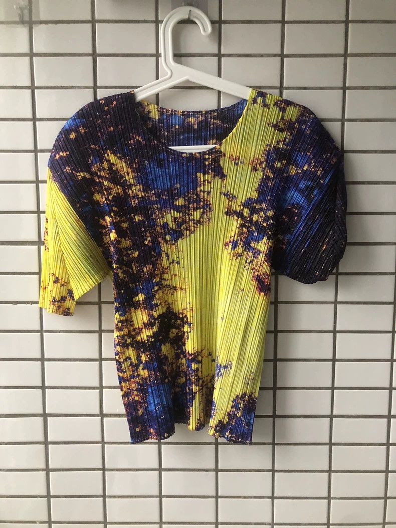 Issey Miyake Issey Miyake Pleated Short Sleeve Top - dmc Size US M / EU 48-50 / 2 - 1 Thumbnail