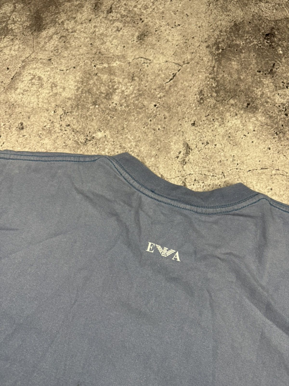 Emporio Armani × Japanese Brand × Vintage Vintage Emporio Armani Crazy faded distressed centre logo Size US L / EU 52-54 / 3 - 6 Thumbnail