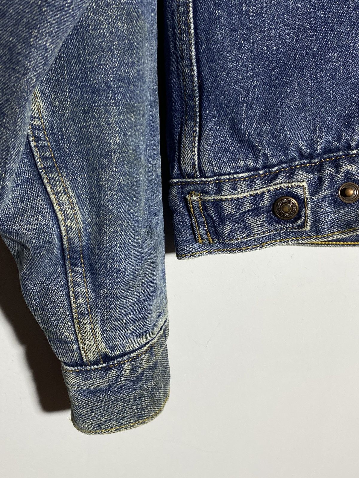 Levi's Crazy Vintage 90s Levi’s Denim Sherpa Lined Jeans Jacket Size US M / EU 48-50 / 2 - 10 Thumbnail
