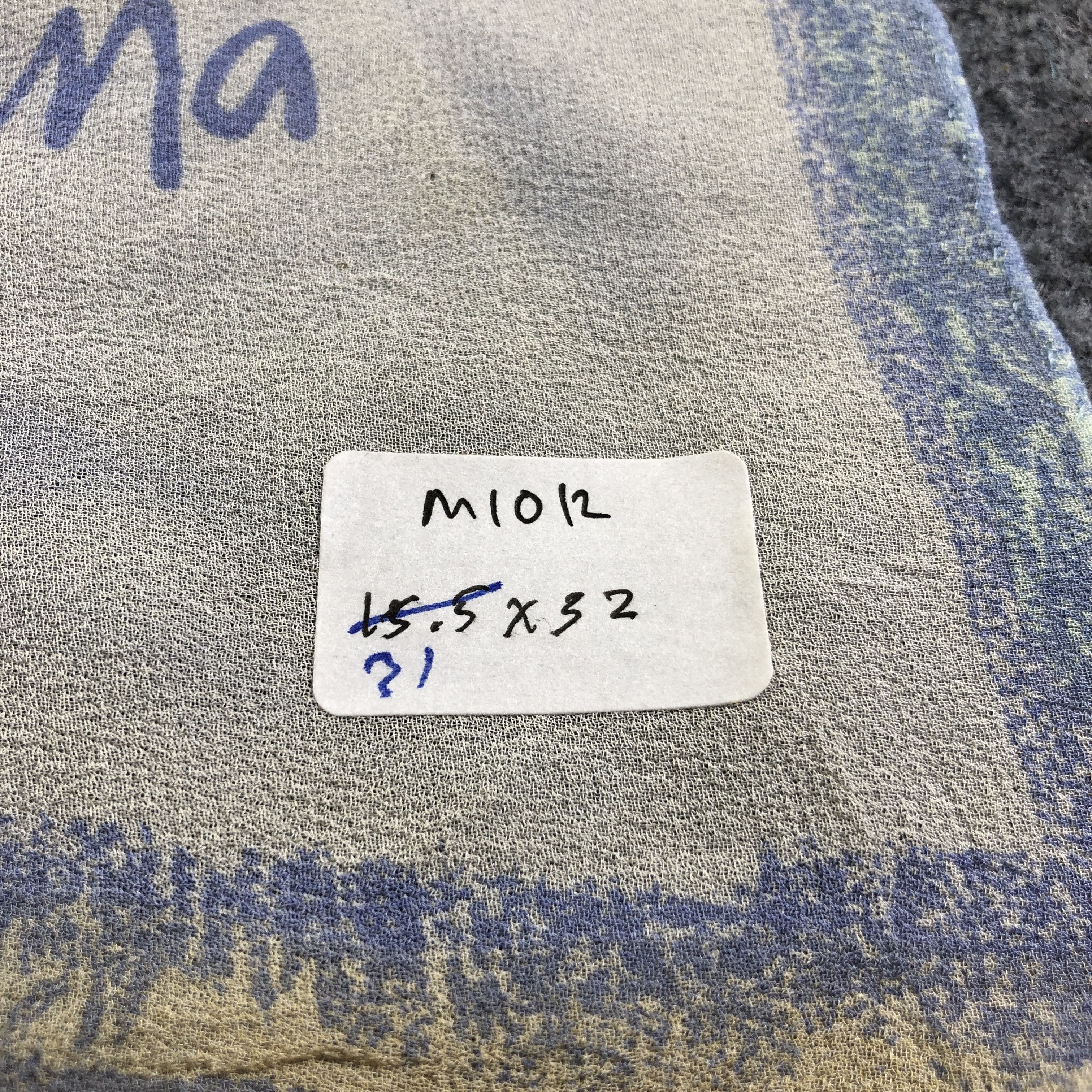 Claude Montana Montana Abstract Hand Rolled Silk Scarf M1012 Size ONE SIZE - 7 Thumbnail