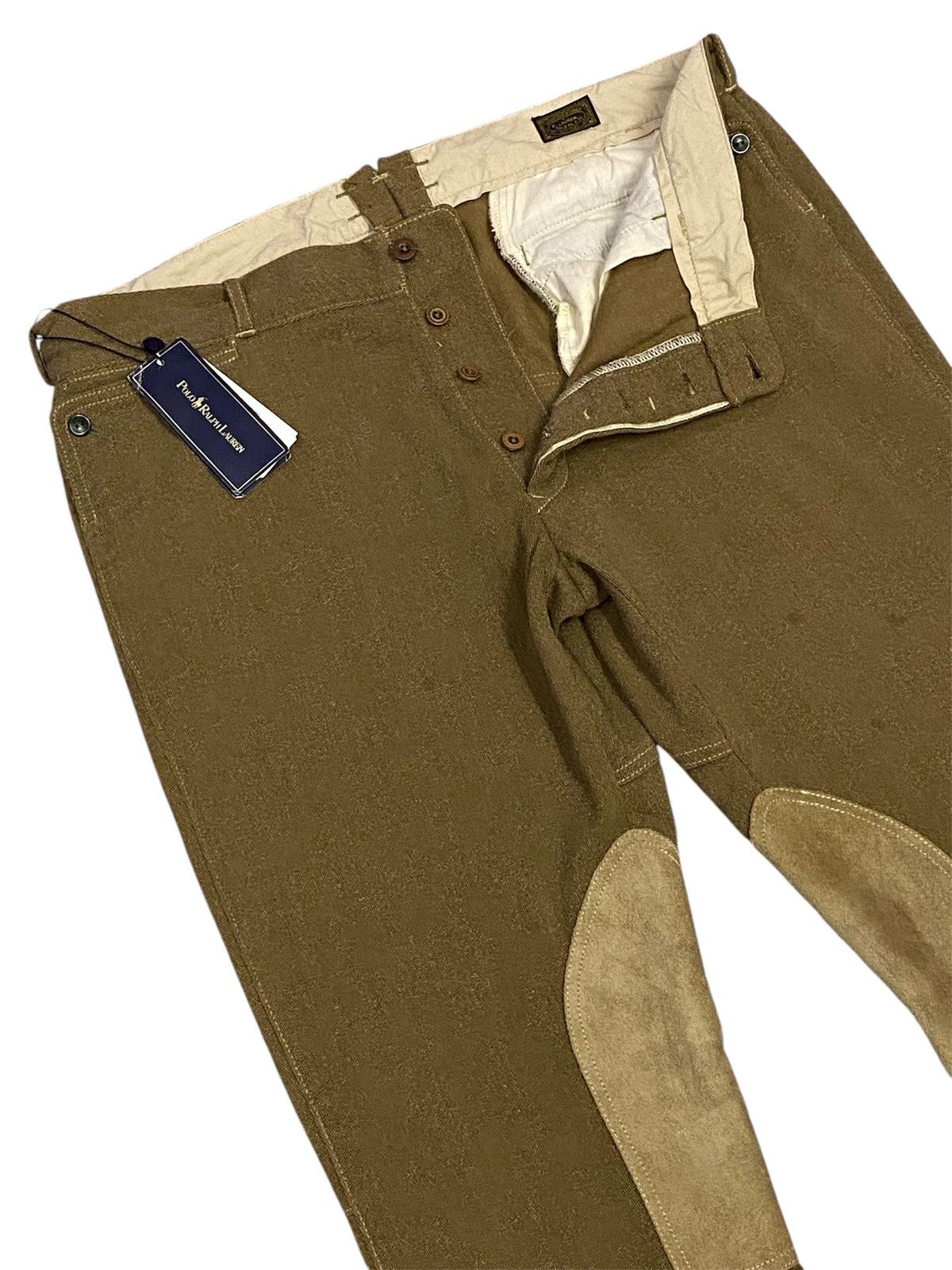 Polo Ralph Lauren Polo Ralph Lauren Sportmen Hunting Trouser With Suede Knee Size US 38 / EU 54 - 4 Thumbnail