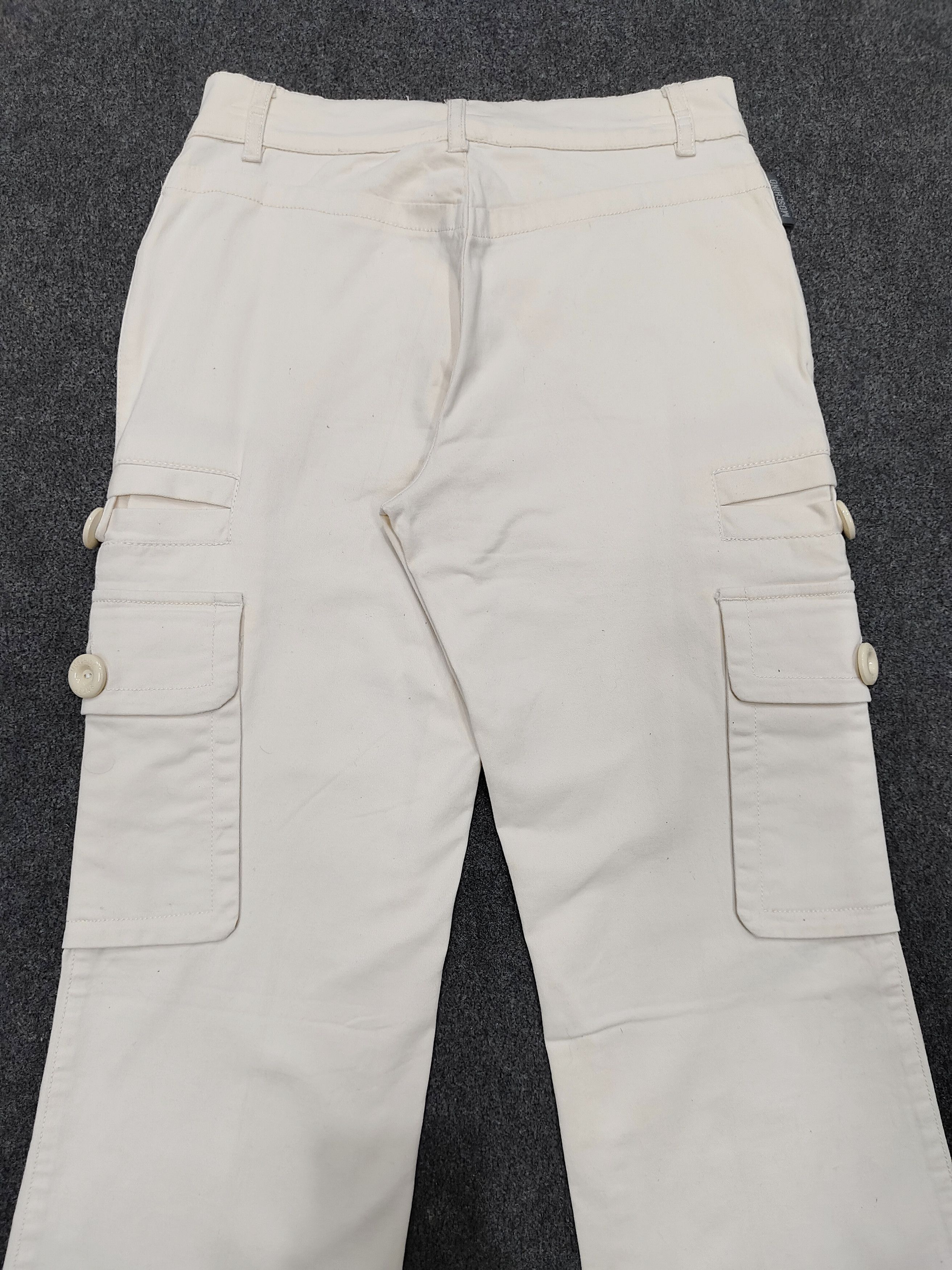 Moschino 2000s Moschino- Minimalist Military Multi Pocket Cargo Pants Size 28" / US 6 / IT 42 - 5 Thumbnail