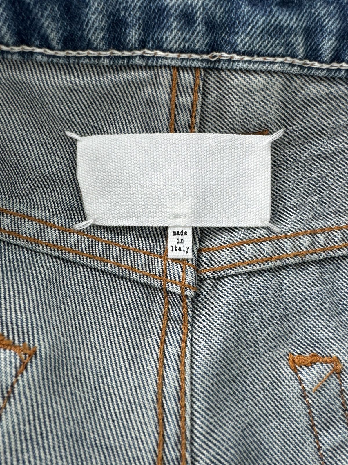 Maison Margiela Maison Margiela 14OZ Distressed Denim Jeans Heavyweight Size US 32 / EU 48 - 3 Thumbnail
