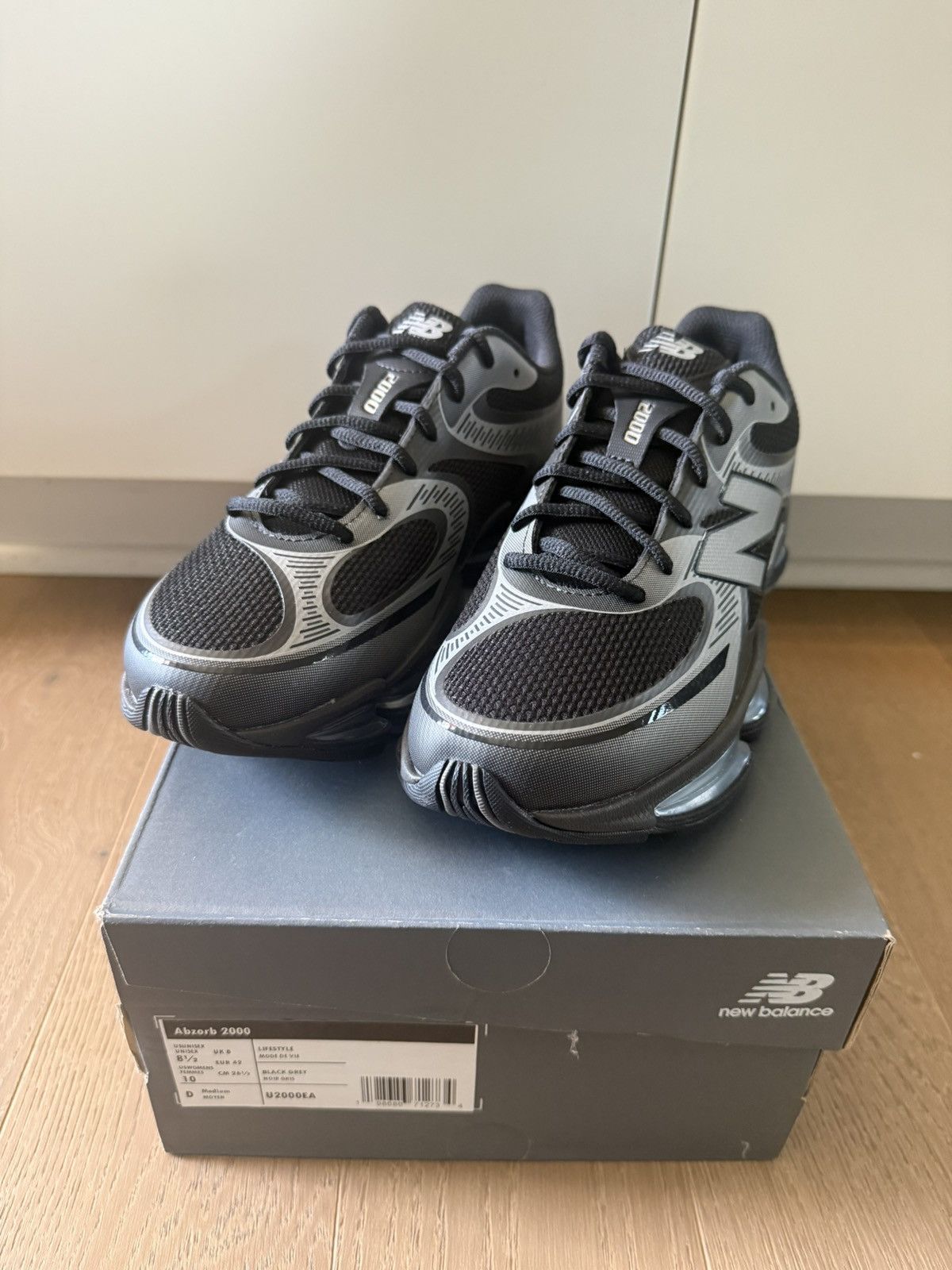 New Balance New Balance ABZORB 2000 Black Silver Ships Fast Size 8.5 Size US 8.5 / EU 41-42 - 1 Thumbnail