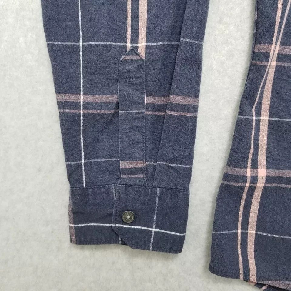 Wrangler Wrangler Shirt Mens XXL Blue Button Up Plaid Long Sleeve Size US XXL / EU 58 / 5 - 5 Thumbnail
