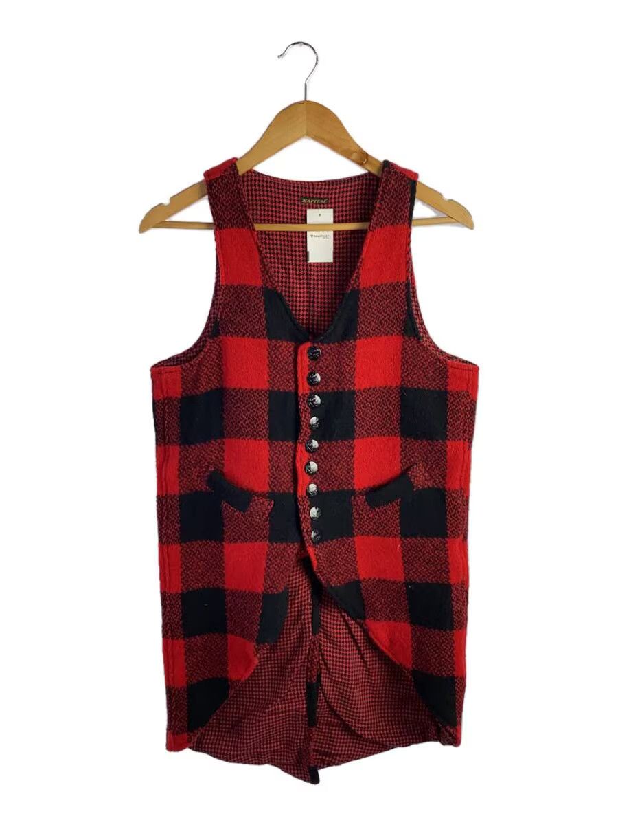 Kapital Kapital Swallowtail Wool Vest Red Buffalo Check Size US S / EU 44-46 / 1 - 1 Thumbnail