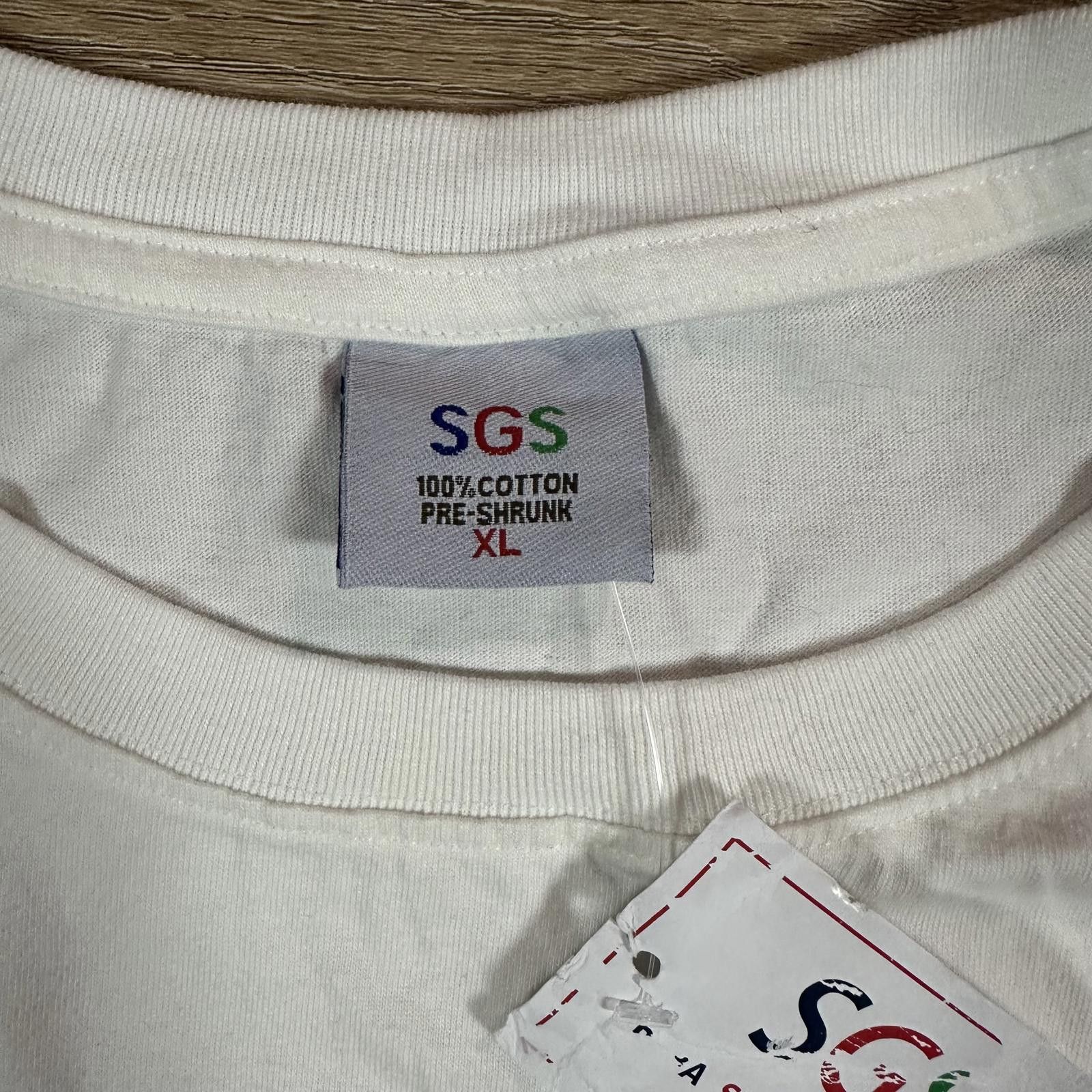 Other SGS NWT Men T-Shirt XL White St. Kitts West Indies Graphic Size US XL / EU 56 / 4 - 4 Thumbnail