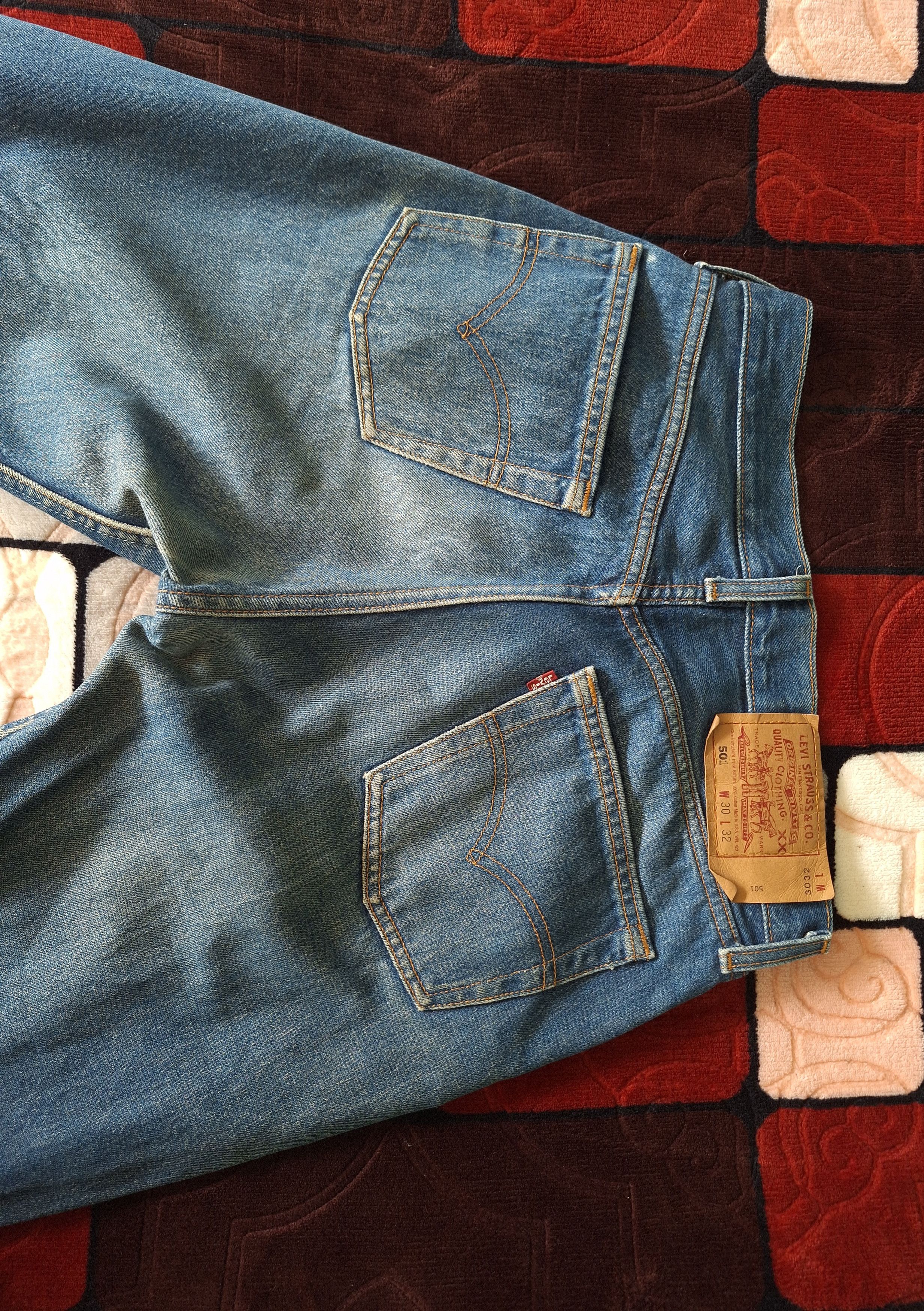 Levi's × Vintage Levi's Vintage Jeans Made In Usa 90s 00s Size US 30 / EU 46 - 9 Thumbnail