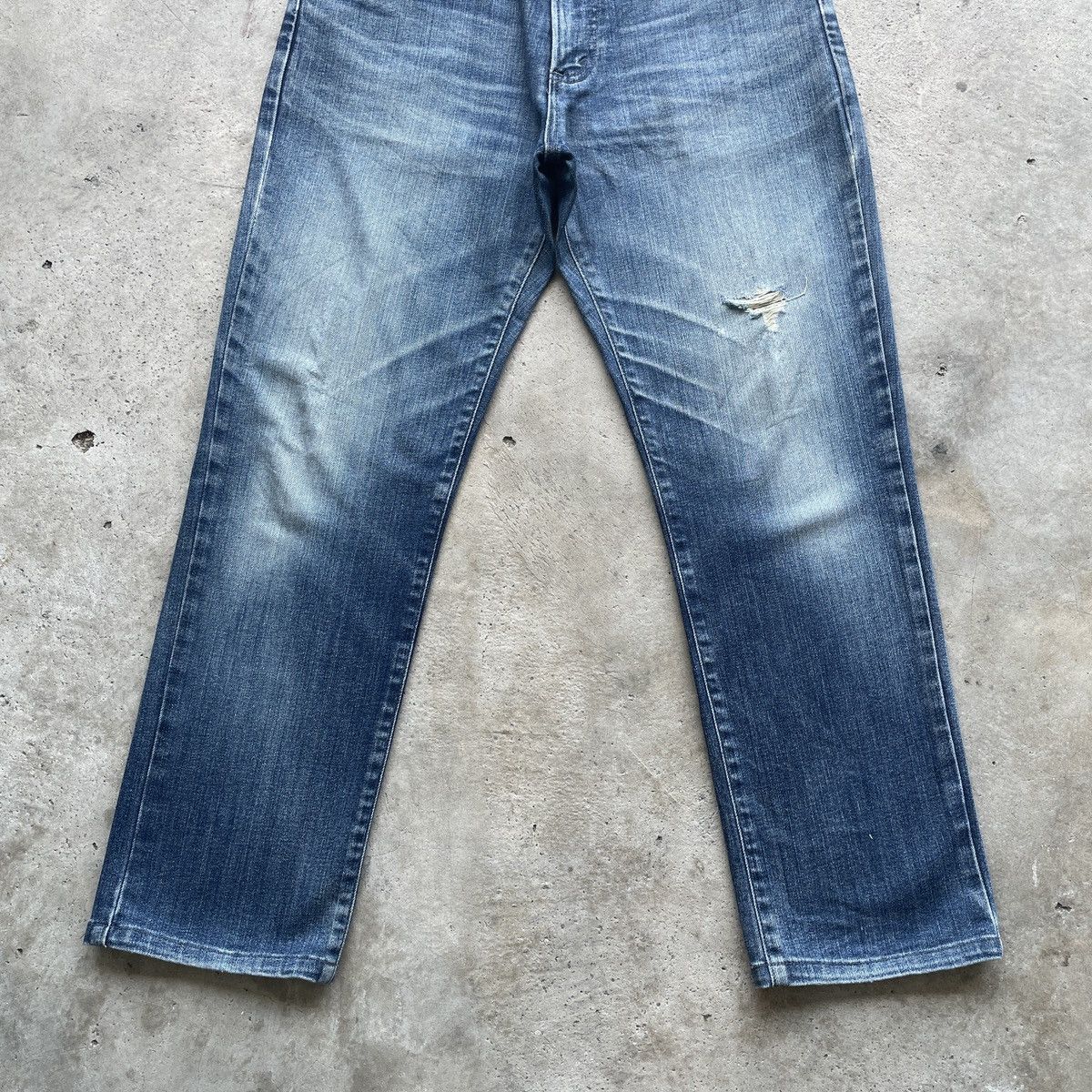 Japanese Brand W29 Vintage Edwin Denim Faded Distressed Pants Jeans Size US 29 - 4 Thumbnail