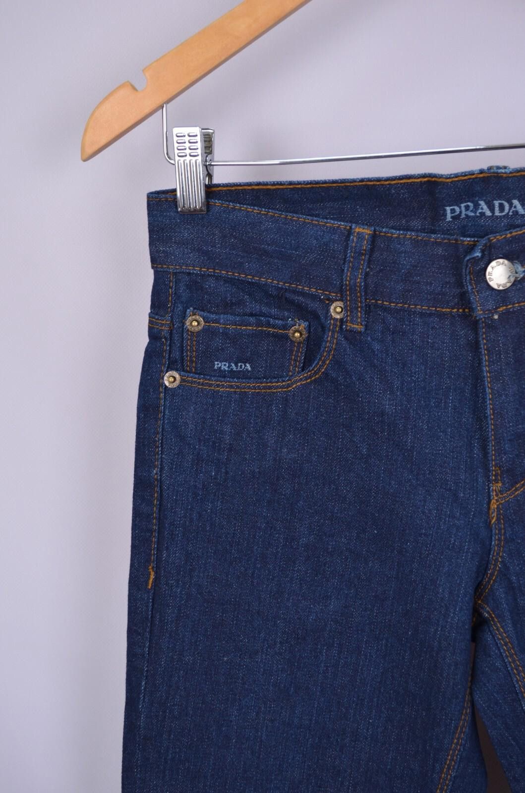 Prada Prada Denim Womens Jeans Red Tab Nylon Size IT 40, 42 Size 28" / US 6 / IT 42 - 4 Thumbnail