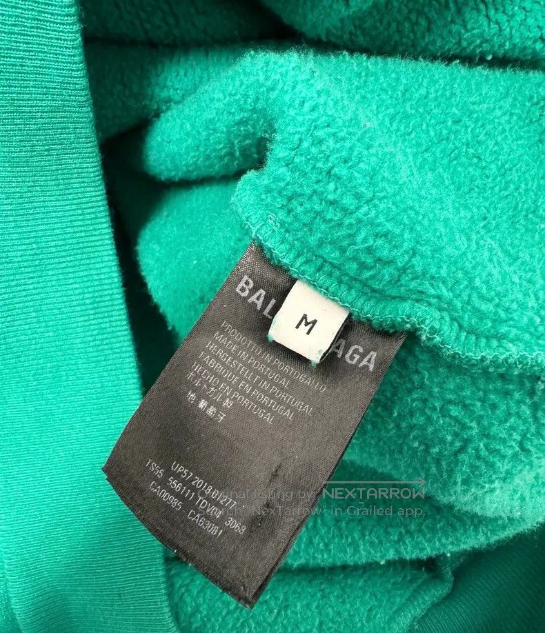 Balenciaga Balenciaga Lake Green Sweatshirt Size US M / EU 48-50 / 2 - 1 Thumbnail