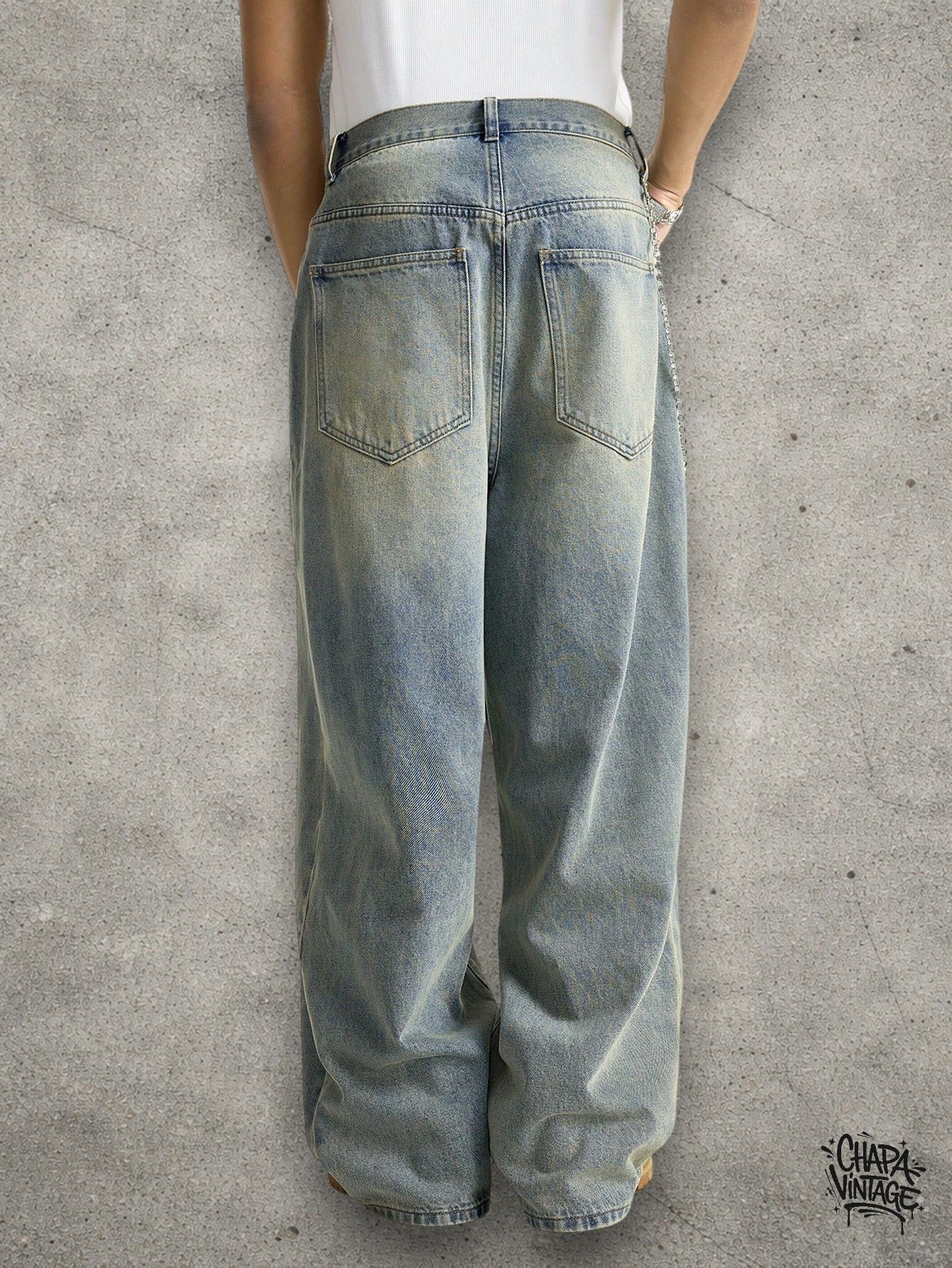 Vintage Baggy vintage jeans Size US 32 / EU 48 - 4 Thumbnail