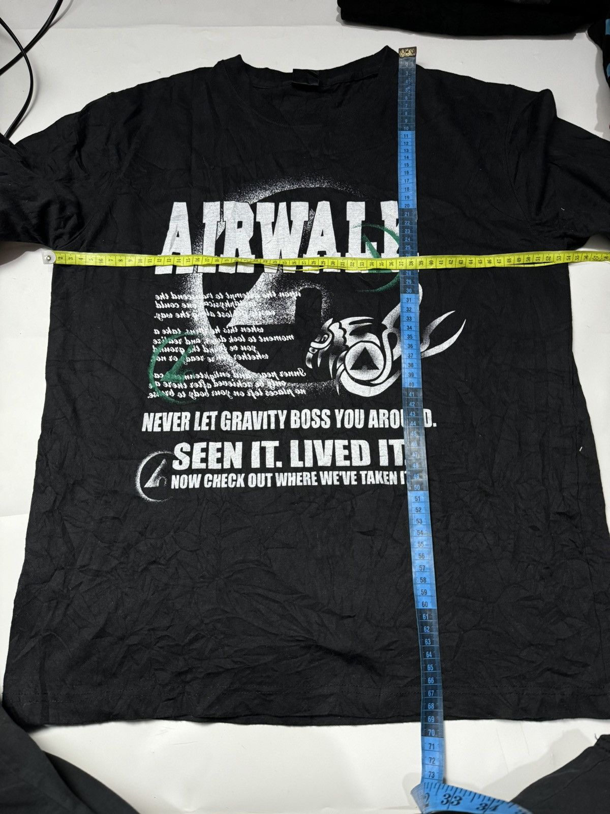 If Six Was Nine × Japanese Brand × Le Grande Bleu (L.G.B.) Japanese Poem Airwalk Long Sleeve Size US L / EU 52-54 / 3 - 7 Thumbnail