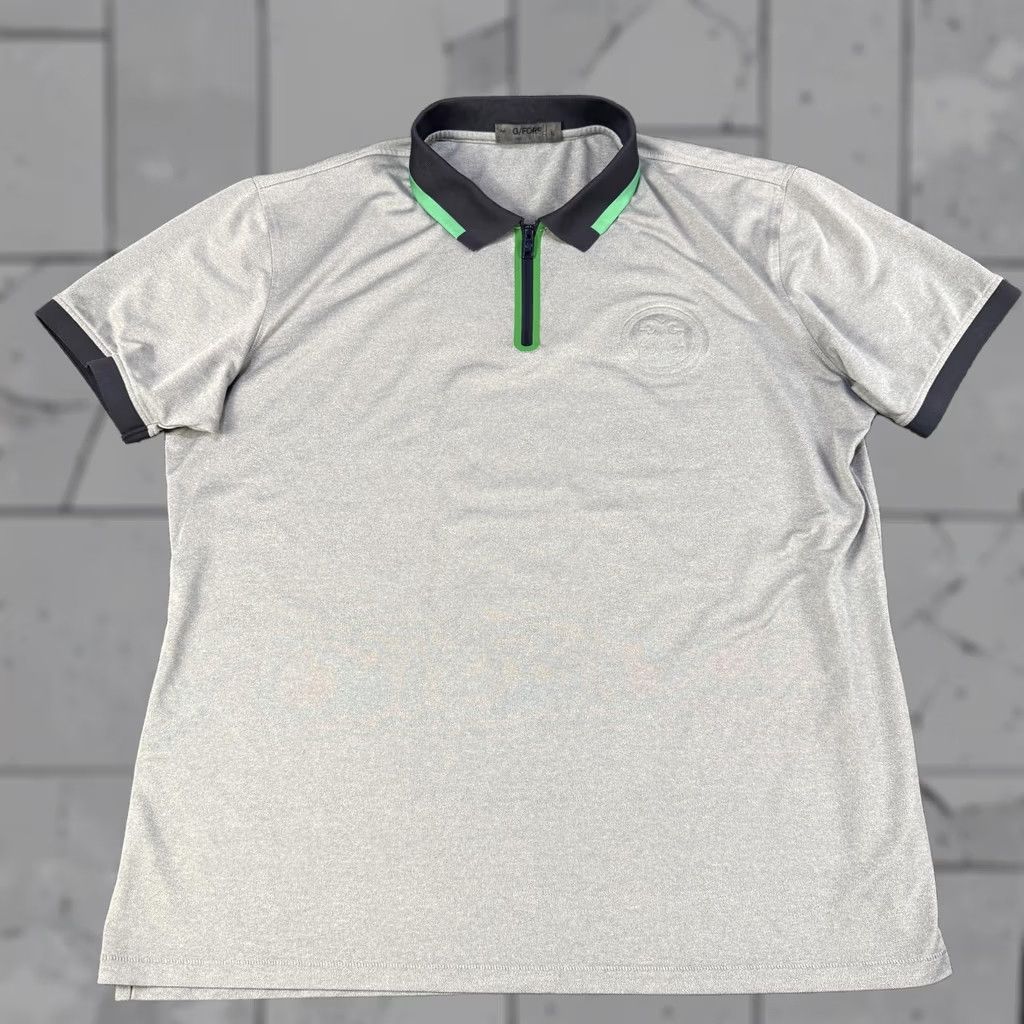 G/FORE G/FORE Golf Polo Shirt Mens Large Gray Quarter Zip Performance Short Sleeve Size US L / EU 52-54 / 3 - 1 Thumbnail