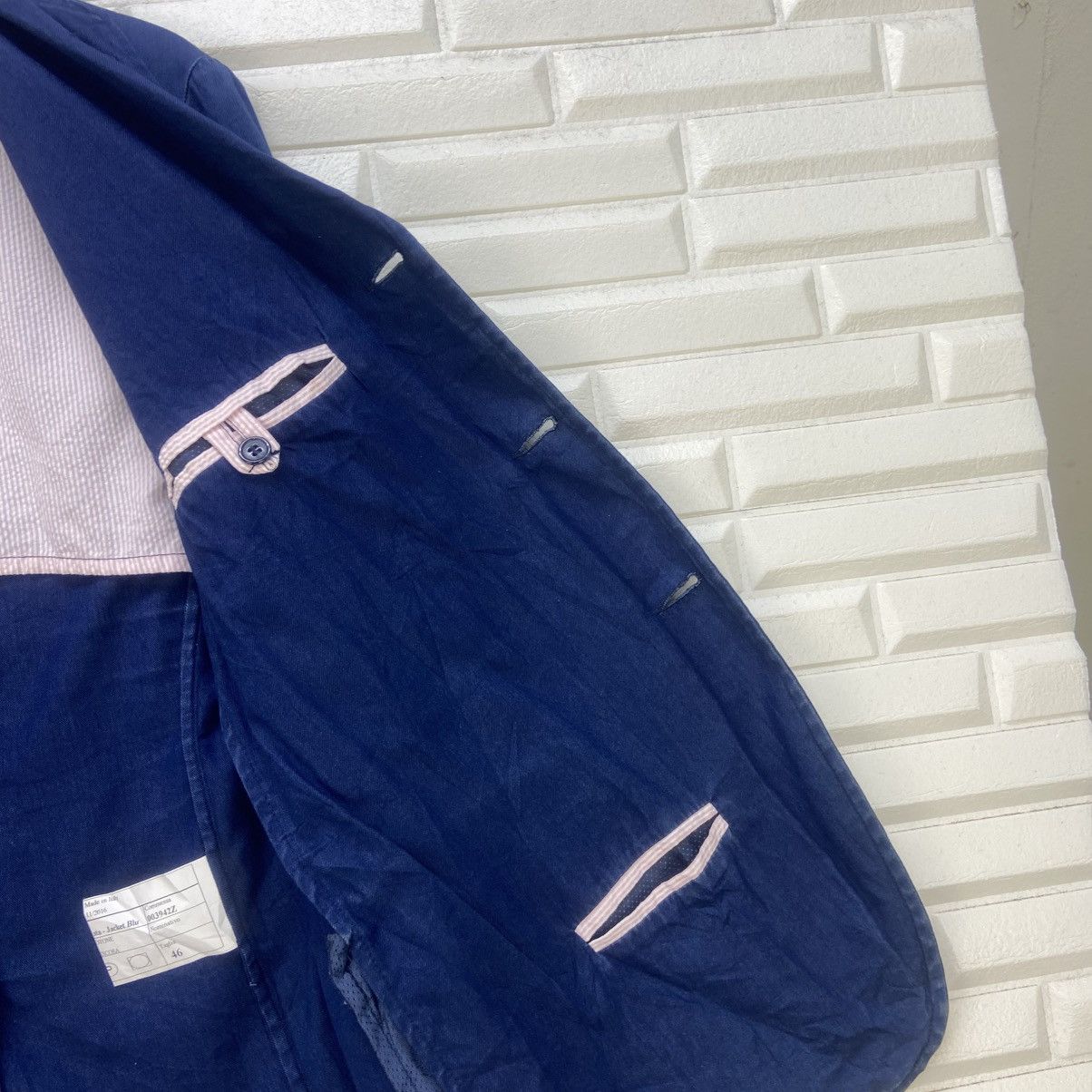 Blue Blue Japan Blue Blue Japan X Fraizzoli Milano Indigo Jacket Blazer Size US S / EU 44-46 / 1 - 15 Thumbnail