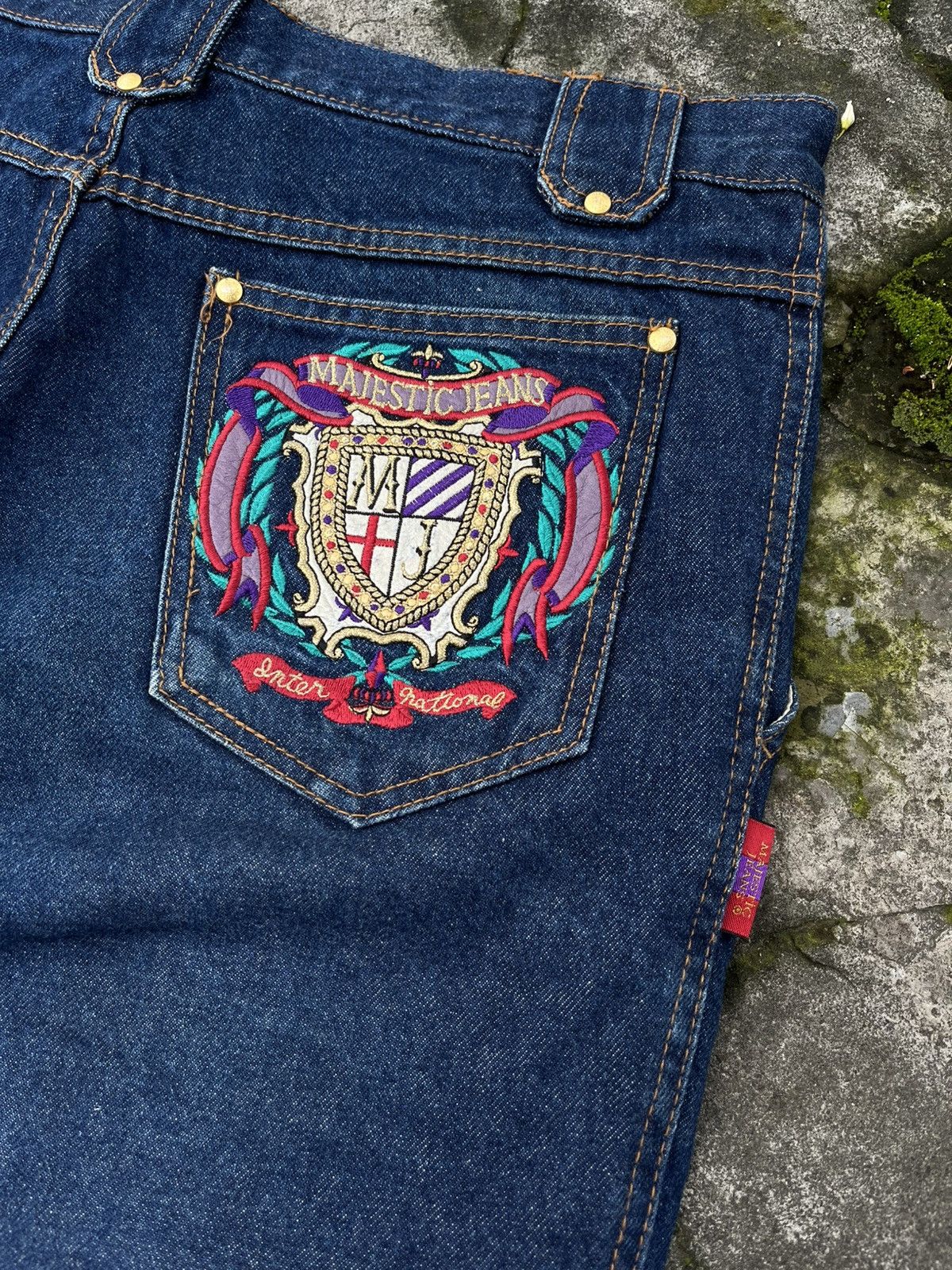 Majestic Vtg Majestic Japan Blue Jeans Size US 34 / EU 50 - 3 Thumbnail