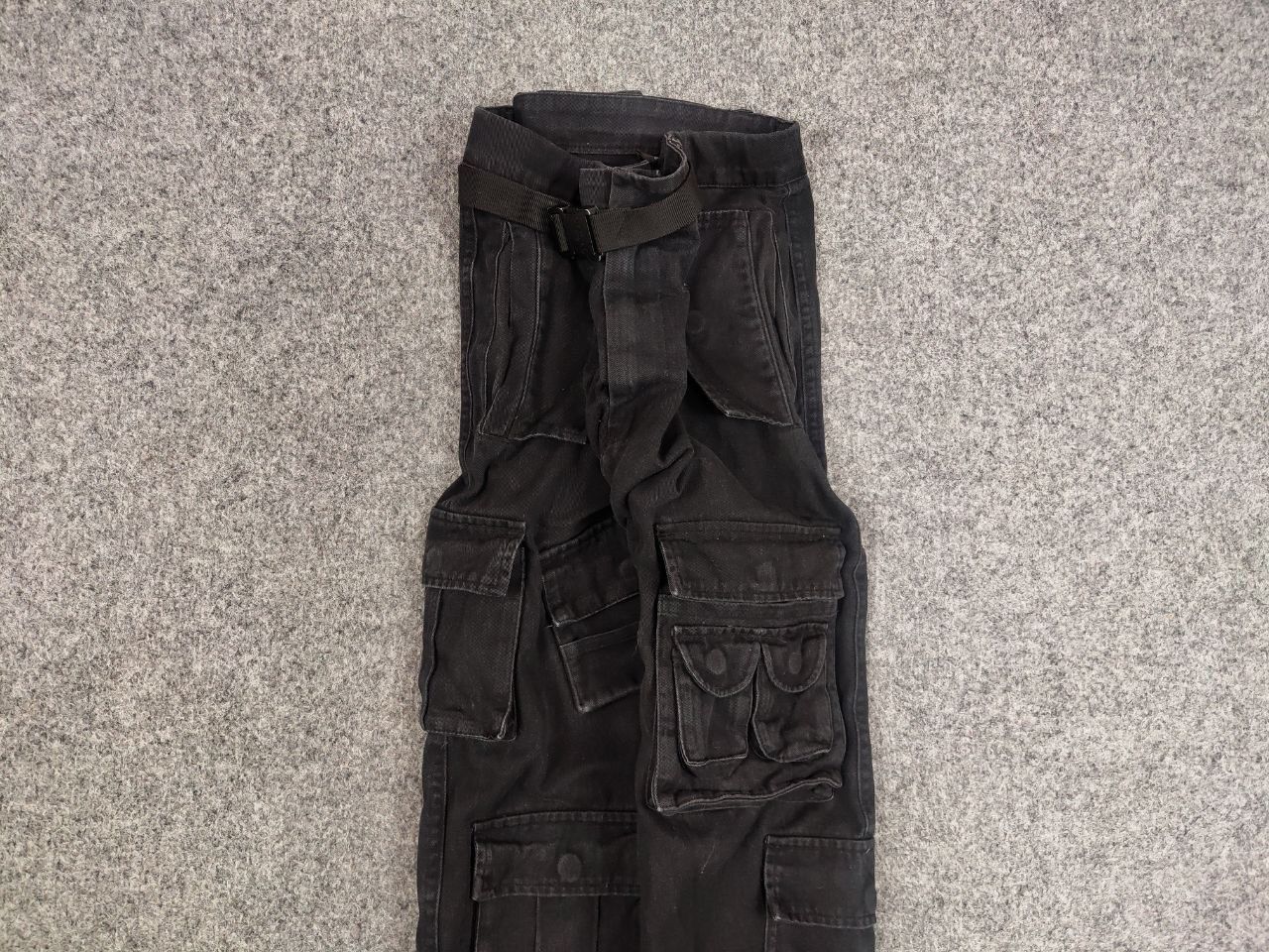 Japanese Brand Vintage BT Japanese Design Black Cargo Jeans Y2K Style Size US 34 / EU 50 - 7 Thumbnail